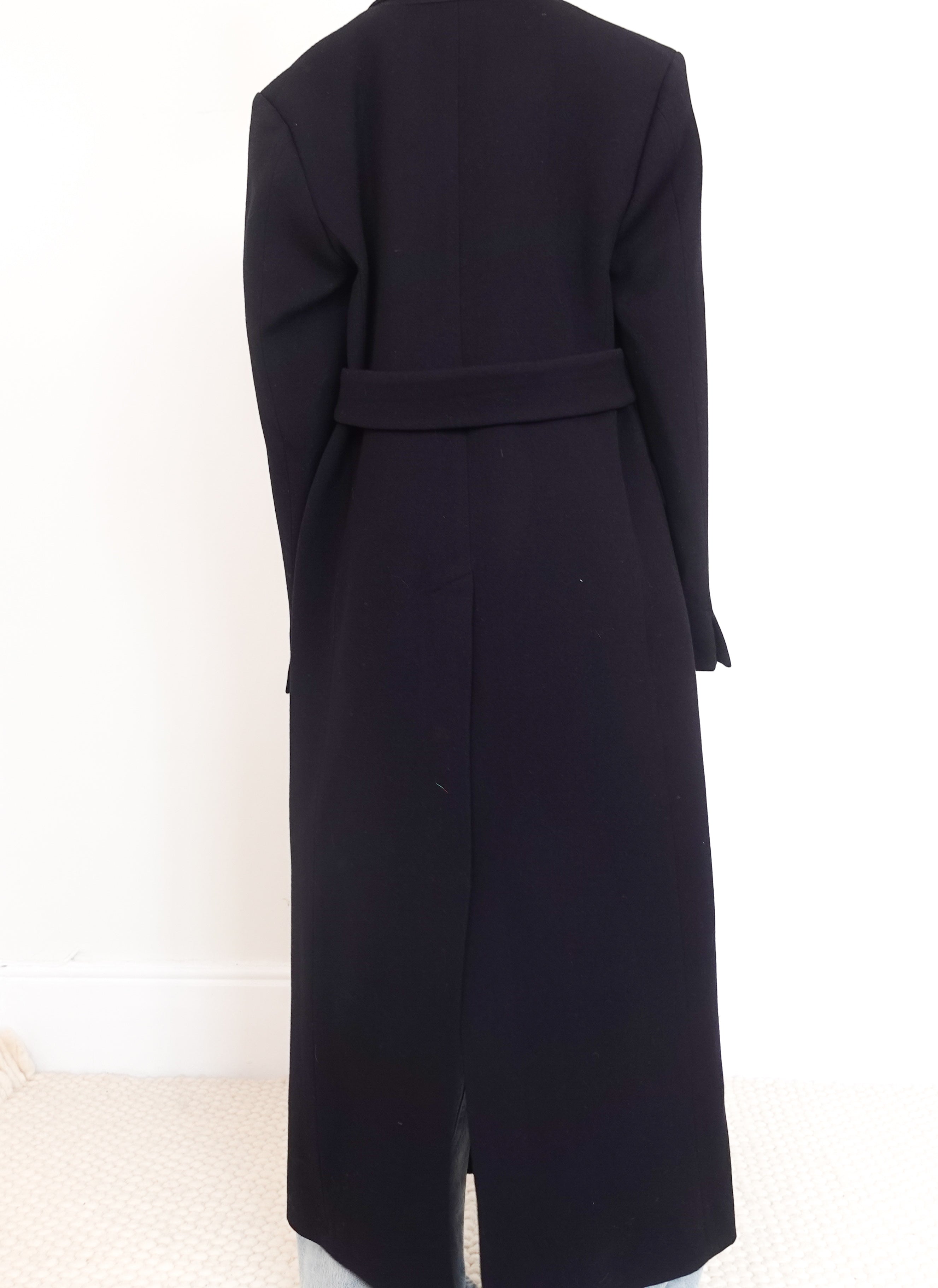 Longline wool tuxedo coat RRP £895