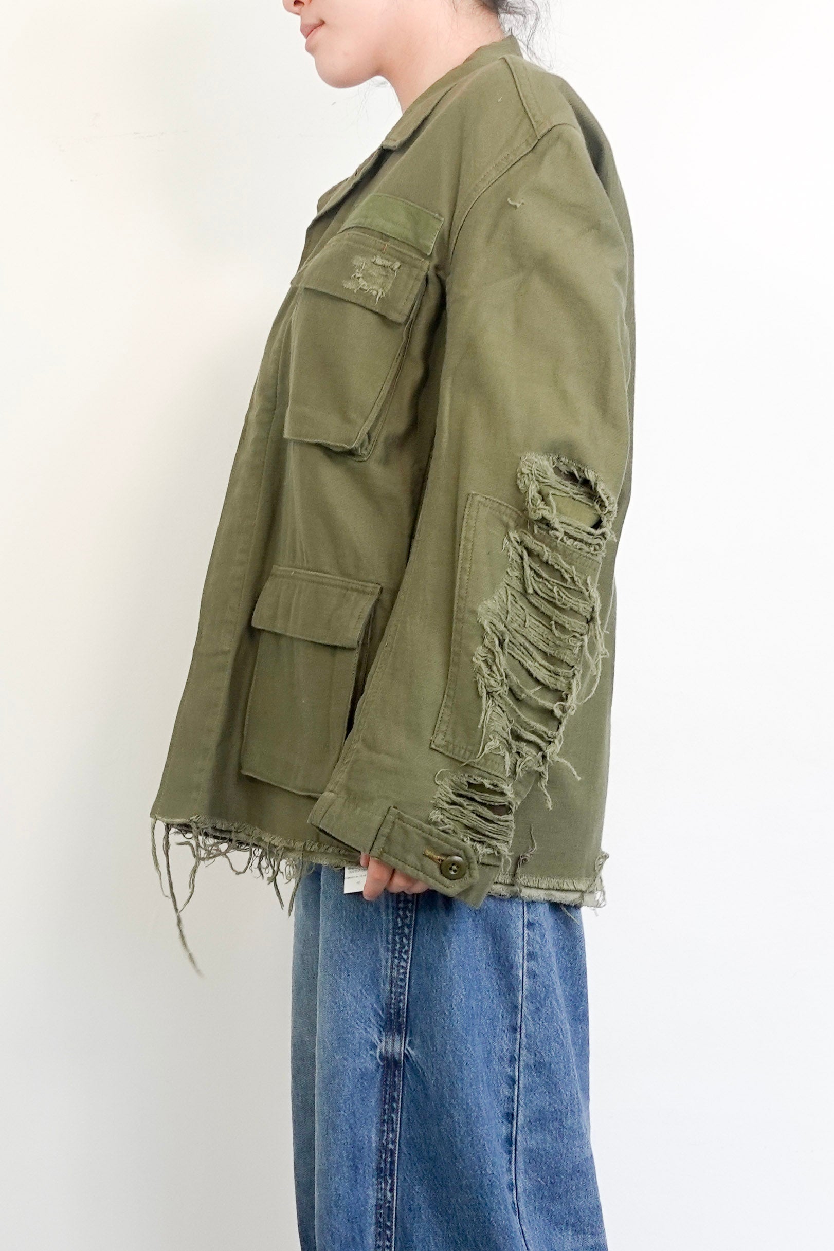 Olive came cargo jacket new RRP £500