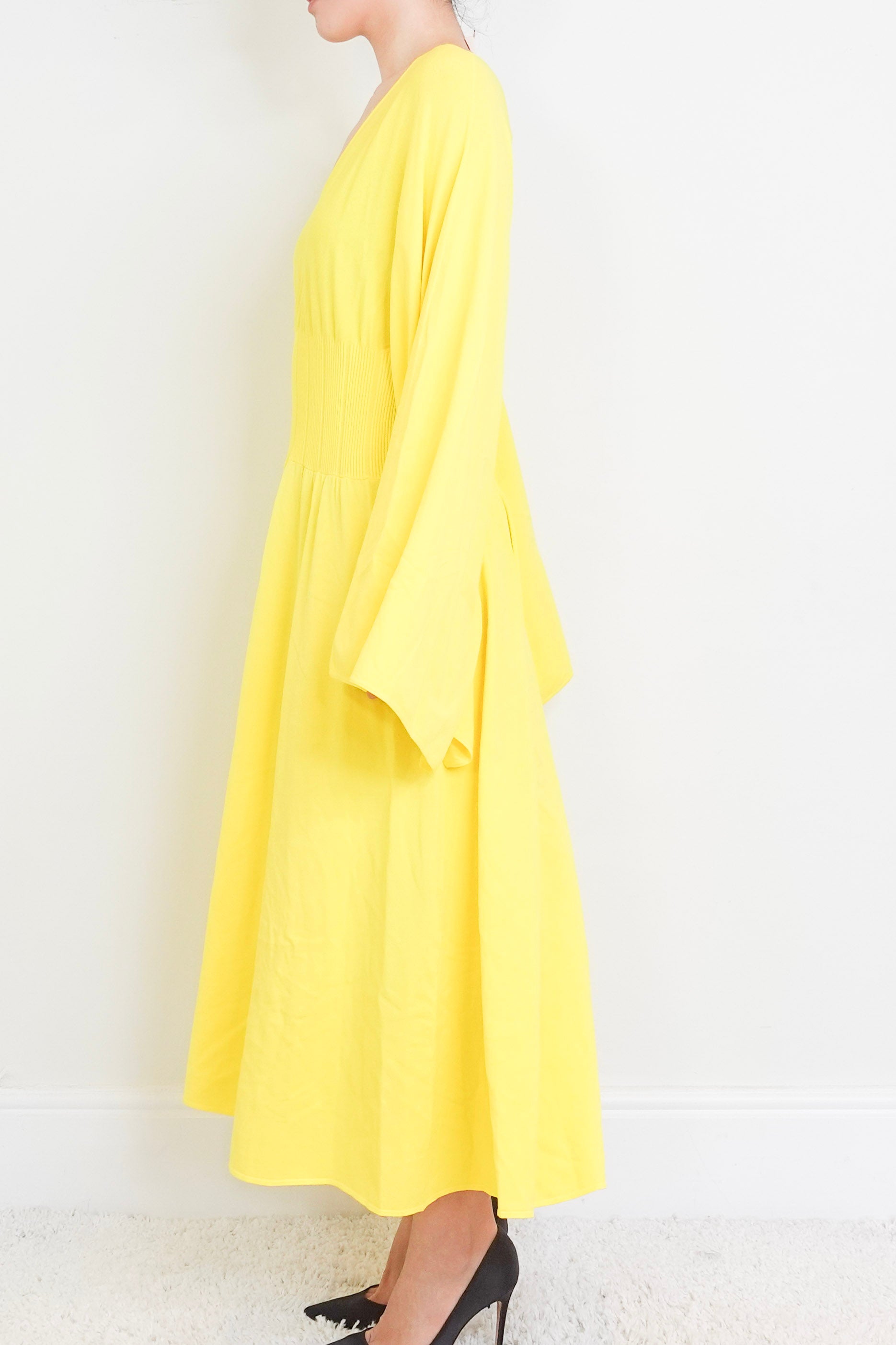 yellow gown RRP £1200