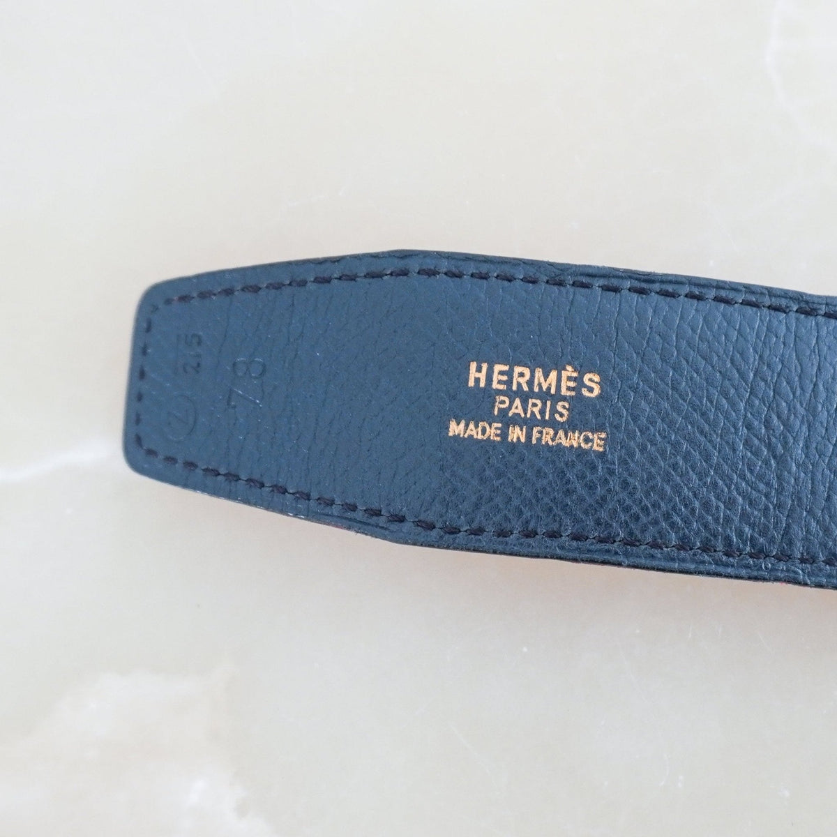 Hermes Reversible leather belt strap in Black and red RRP £350 | Authentic Preloved FINAL SALE - Reloved Again