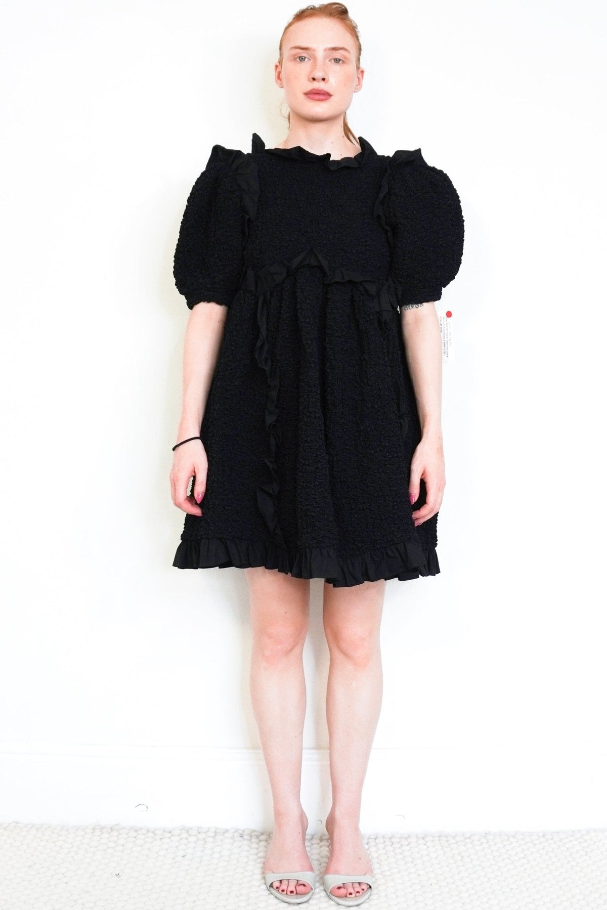 Cecilie Bahnsen Black Ruched Dress (RRP £700) | Authentic Preloved - Reloved Again