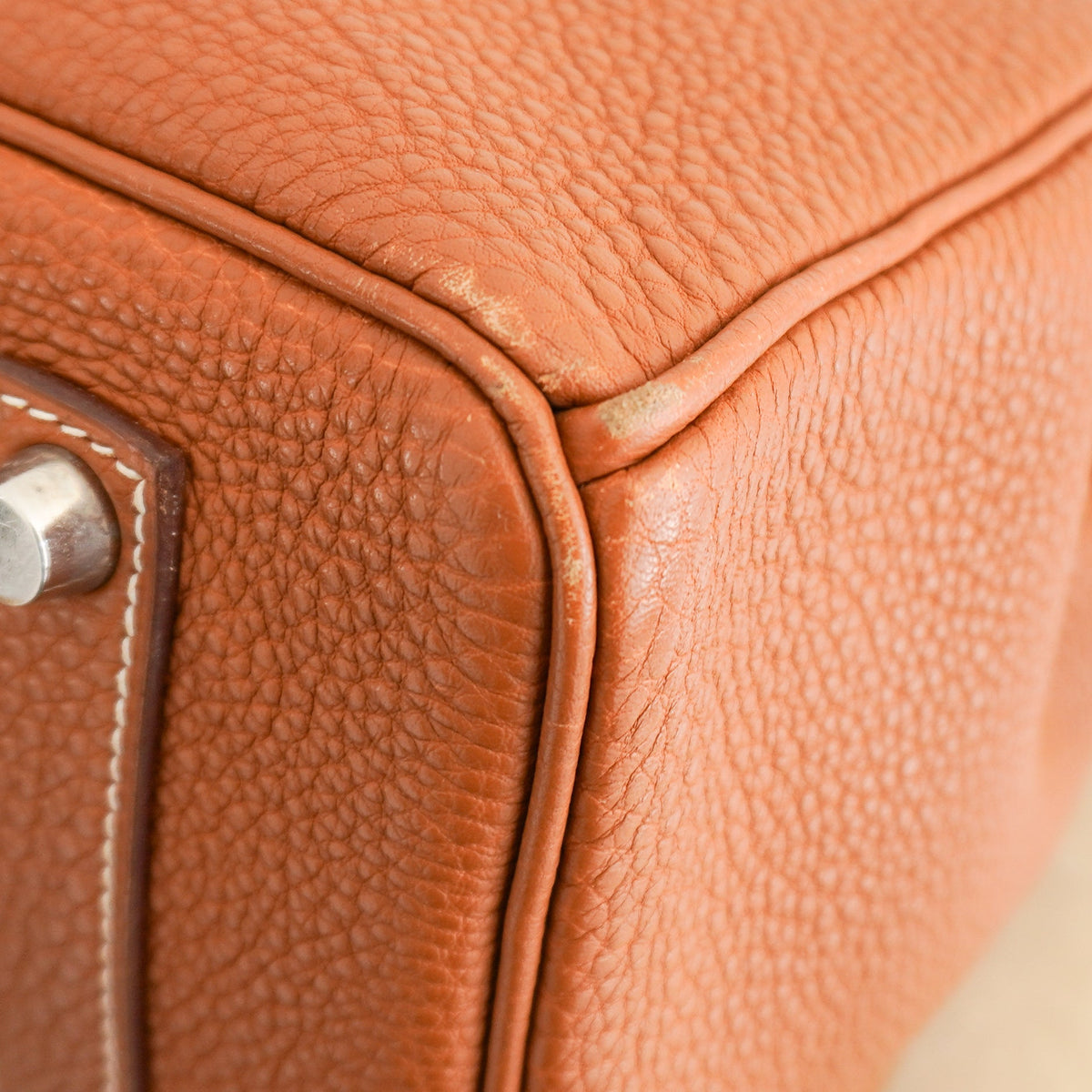 Hermès Birkin 35 Retourne in Gold Togo Leather with Palladium Hardware | Authentic Preloved - Reloved Again