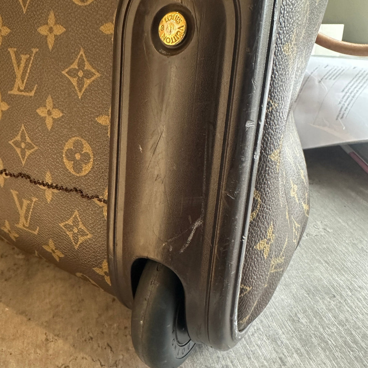Louis Vuitton Monogram Canvas Eole 60 Rolling Luggage Bag (RRP £2000) | Authentic Preloved - Reloved Again