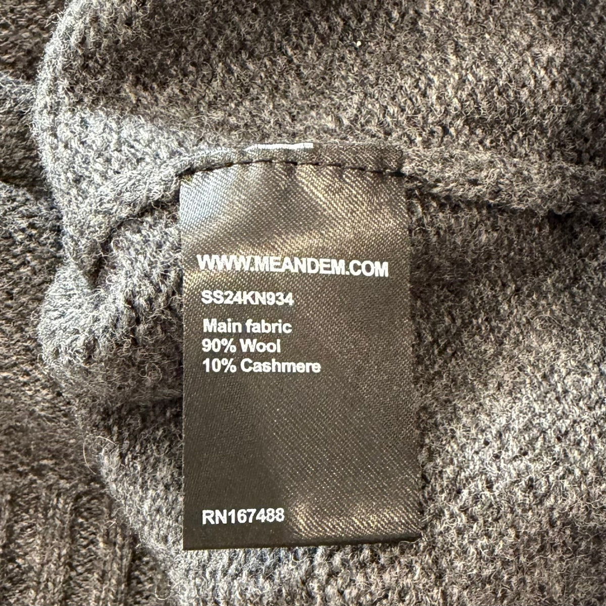 ME+EM wool grey jumper Size L RRP £150