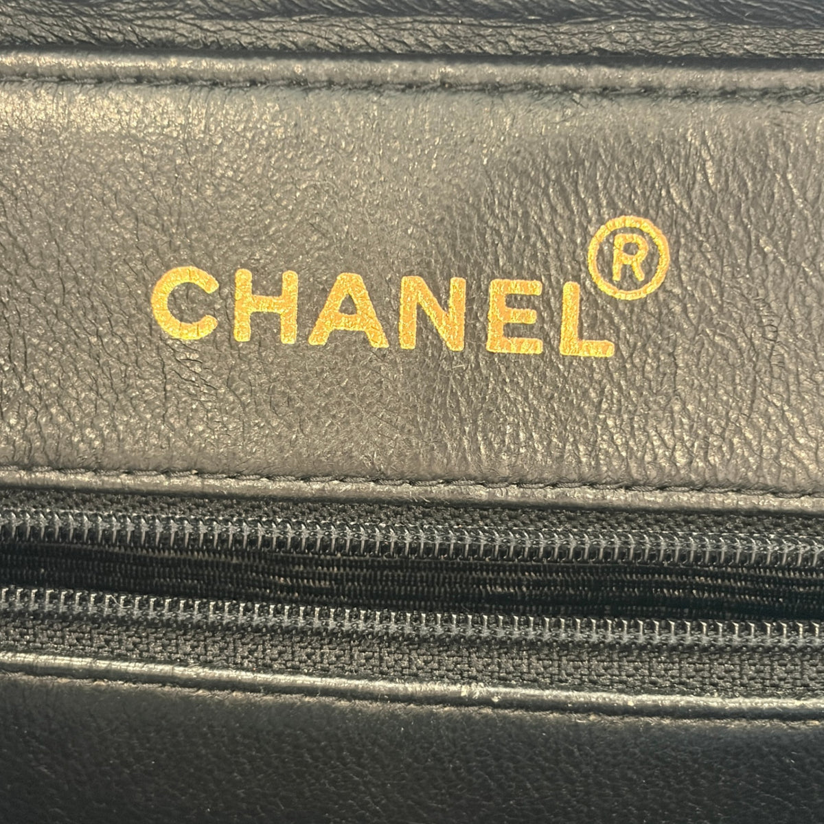 Chanel vintage patent crossbody bag