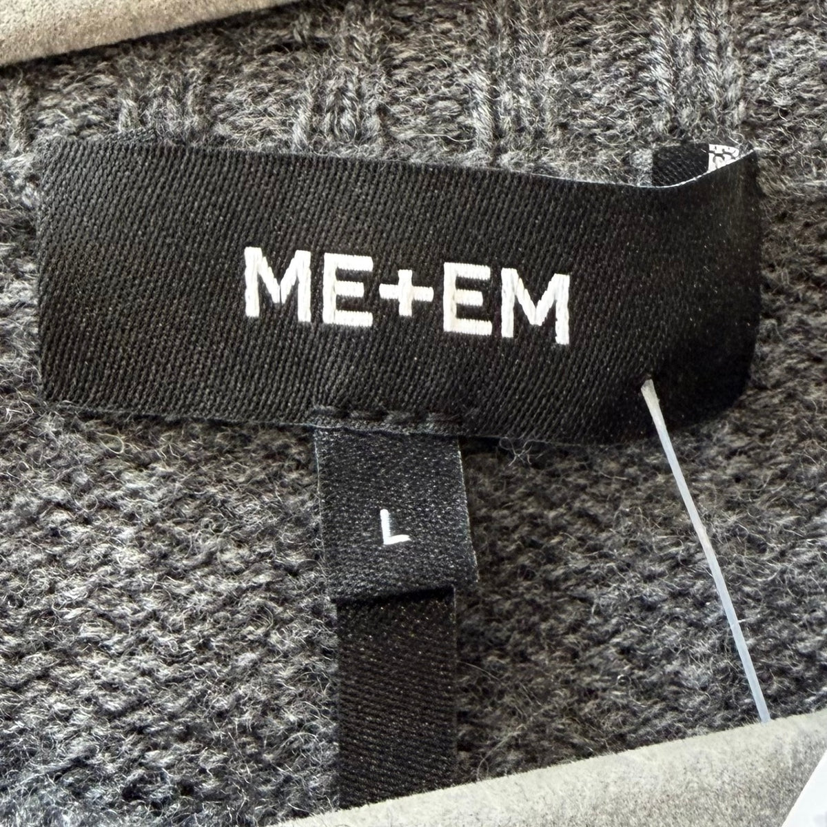 ME+EM wool grey jumper Size L RRP £150