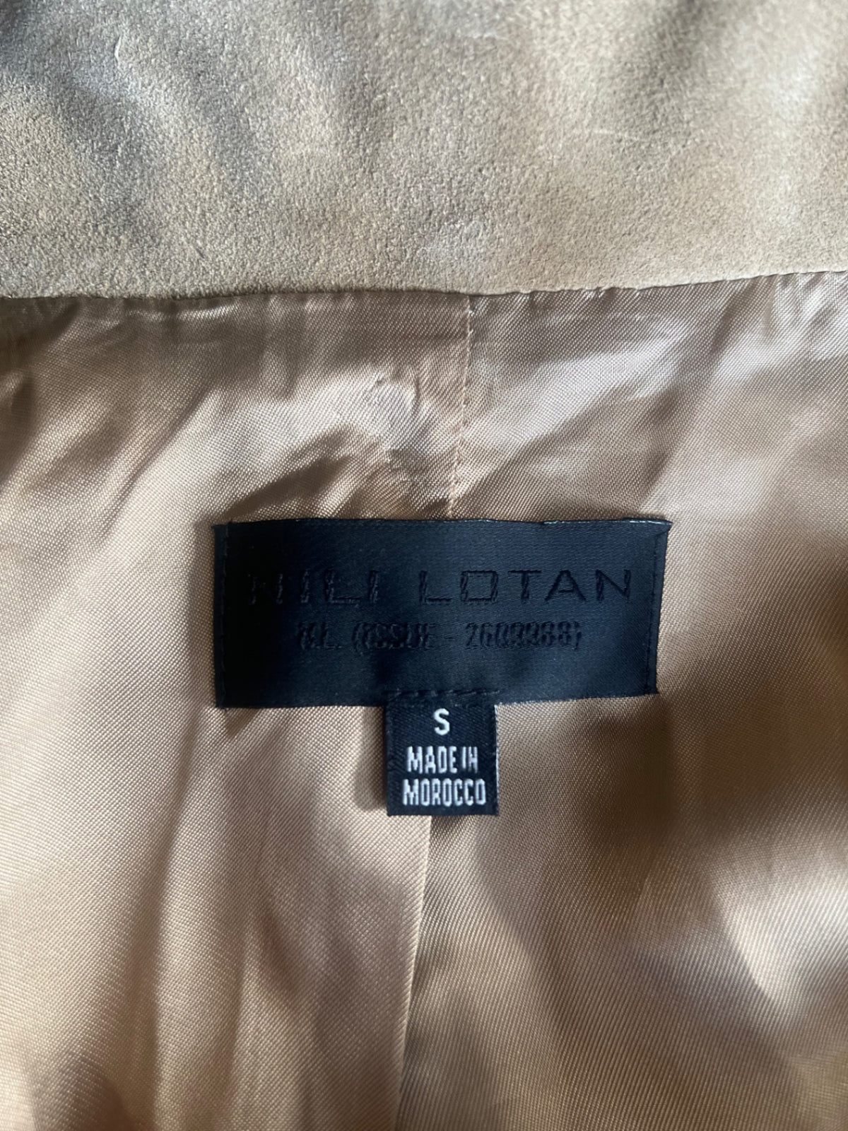 Nili Lotan Suede Jacket S RRP £2970