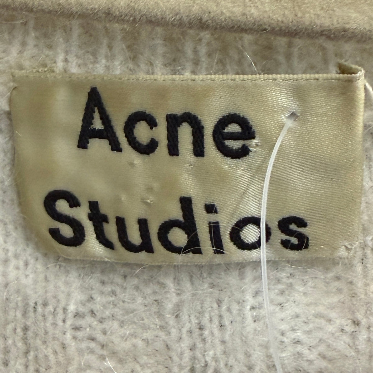 ACNE studios white knit jumper UK XS RRP £400