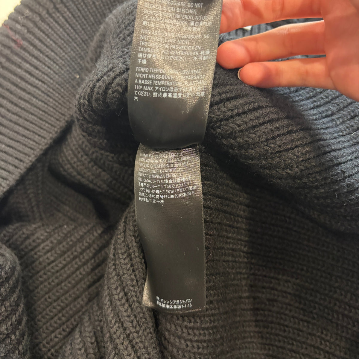 Balenciaga layered V neck UK M RRP £550