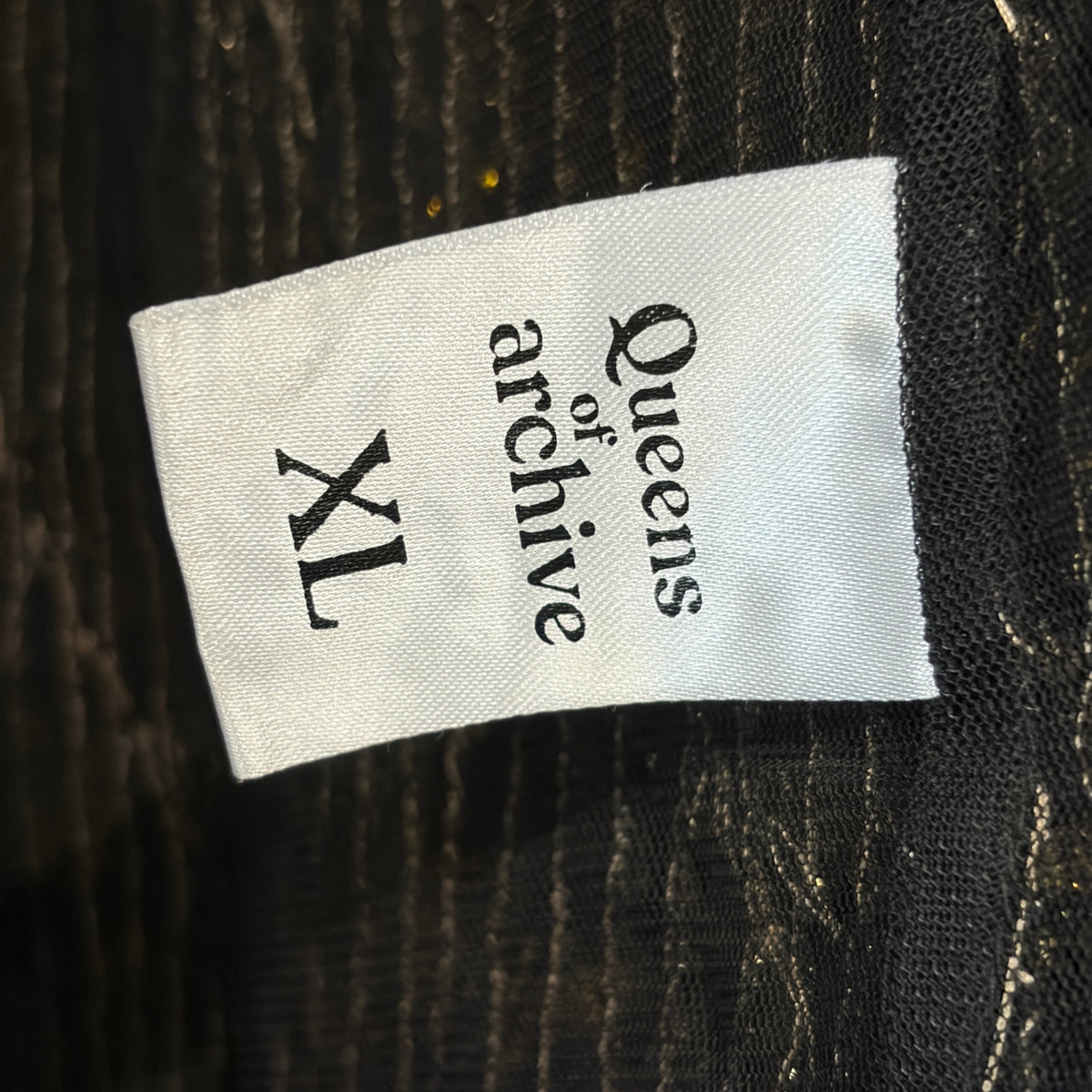 Queens of archive gold bead and sequin jacket Size XL RRP £200 