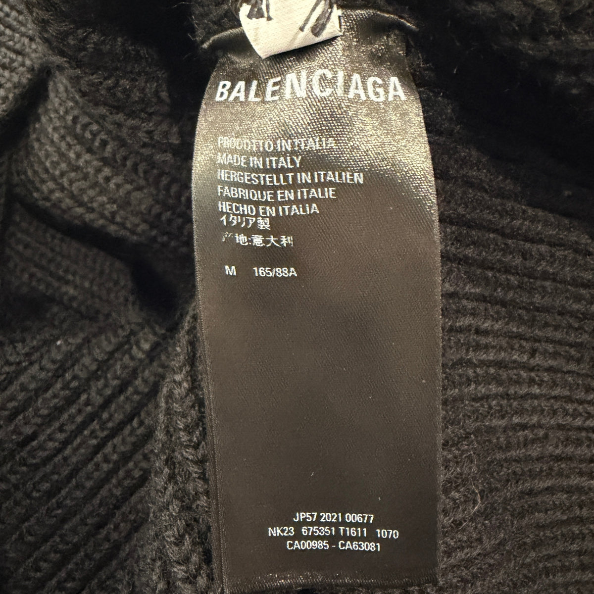 Balenciaga layered V neck UK M RRP £550