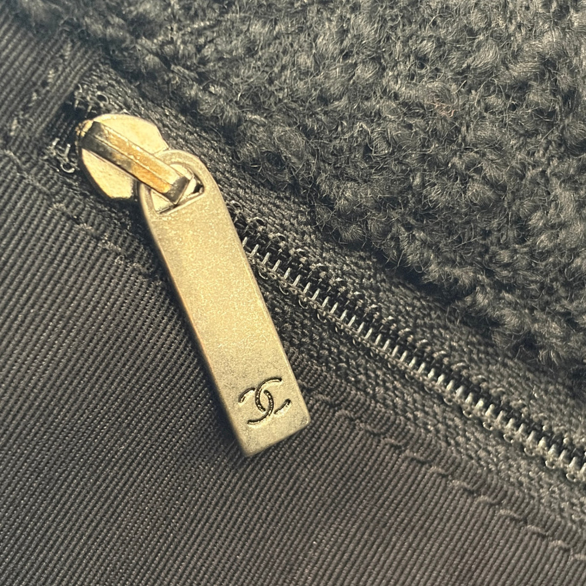 Chanel Black Tweed 2.55 Flap Crossbody Bag 2009–2010 production