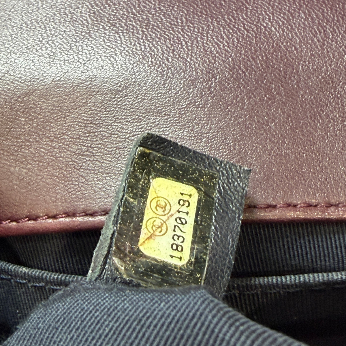 Chanel Paris-Edimbourg Burgundy Quilted Velvet and Tweed Old Medium Boy Bag RRP £7k