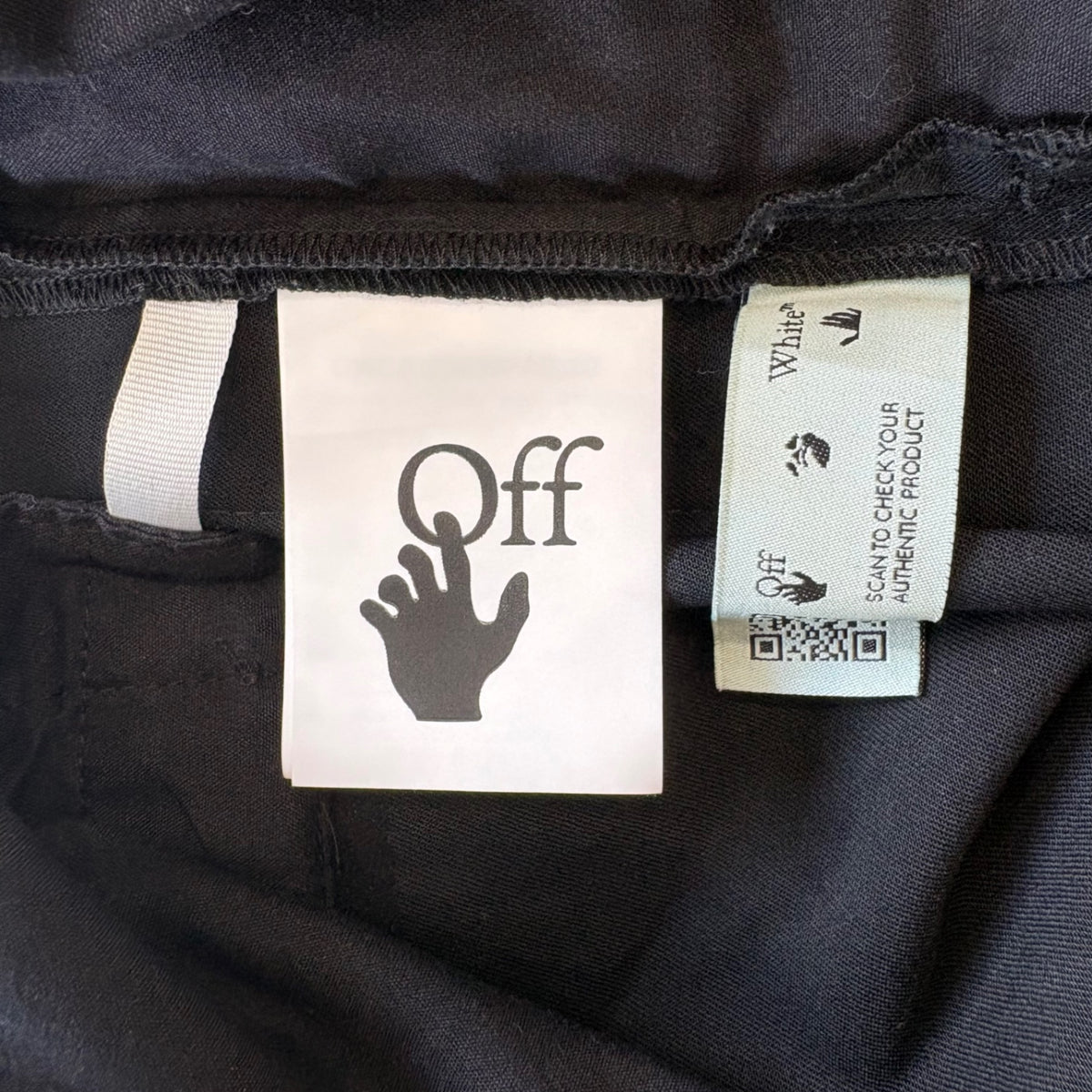 Off White Black Trousers