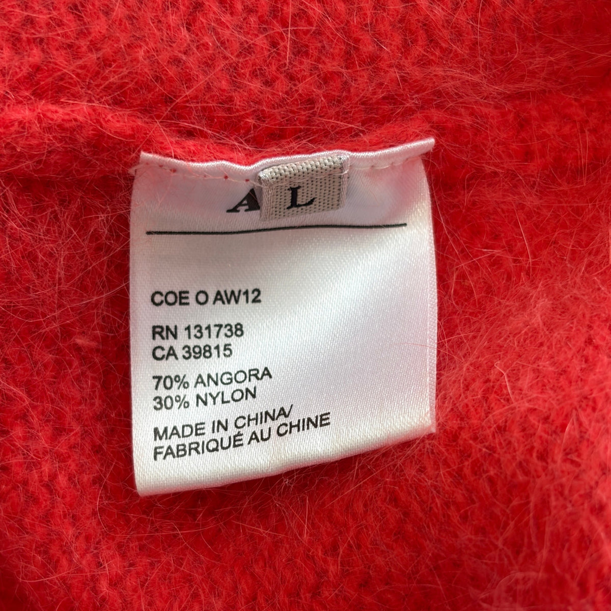 ACNE studios knit jumper red UK L RRP £350 FINAL SALE