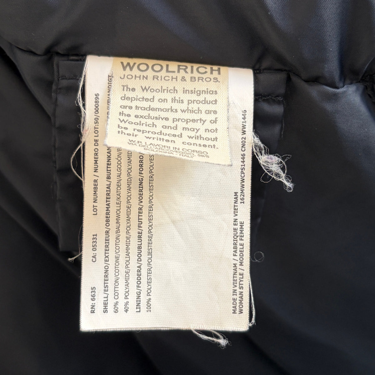 Woolrich arctic fur-trim cotton parka UK S RRP £998