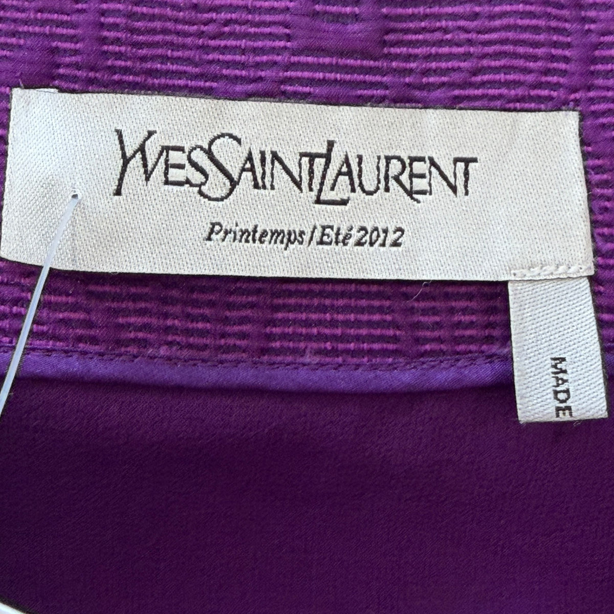 Yves Saint Laurent Purple Skirt (RRP £400) | FINAL SALE Authentic Preloved - Reloved Again