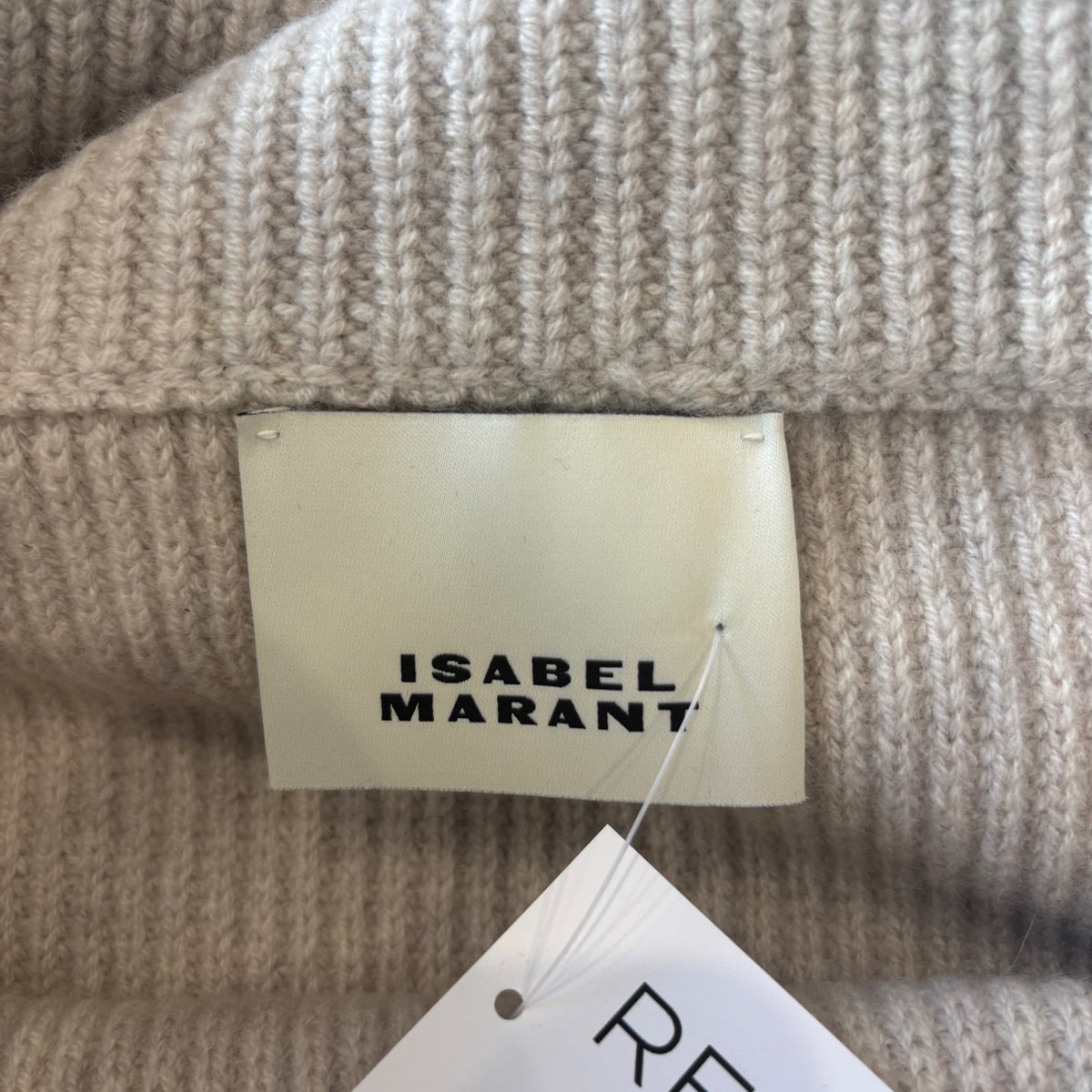 Isabel Marant Beige Off the Shoulder Sweater (RRP£900) | FINAL SALE Authentic Preloved - Reloved Again