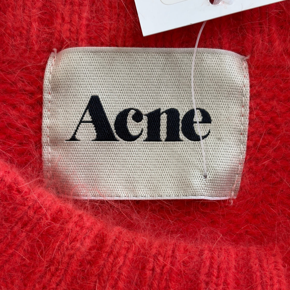 ACNE studios knit jumper red UK L RRP £350 FINAL SALE