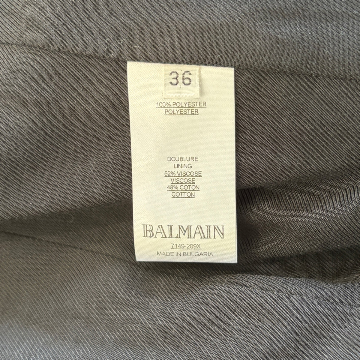 Balmain velvet jacket Size 36