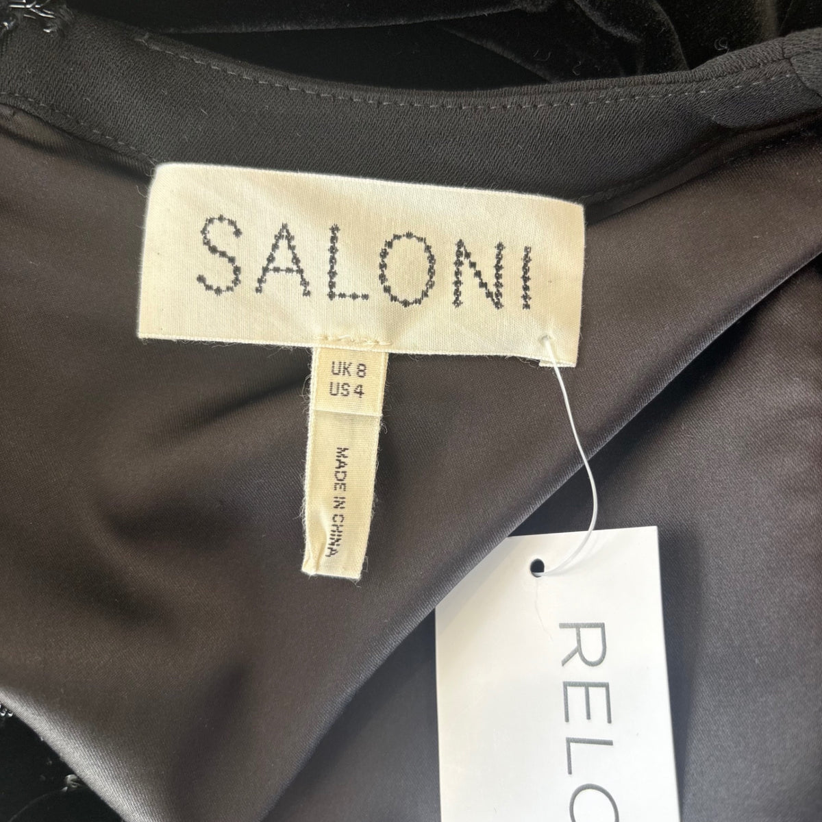 Saloni Black Gown RRP £700