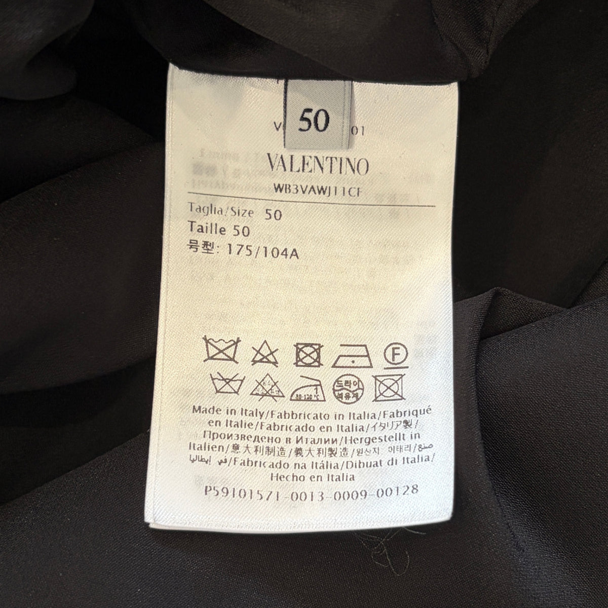Valentino Black dress UK XL RRP £1400