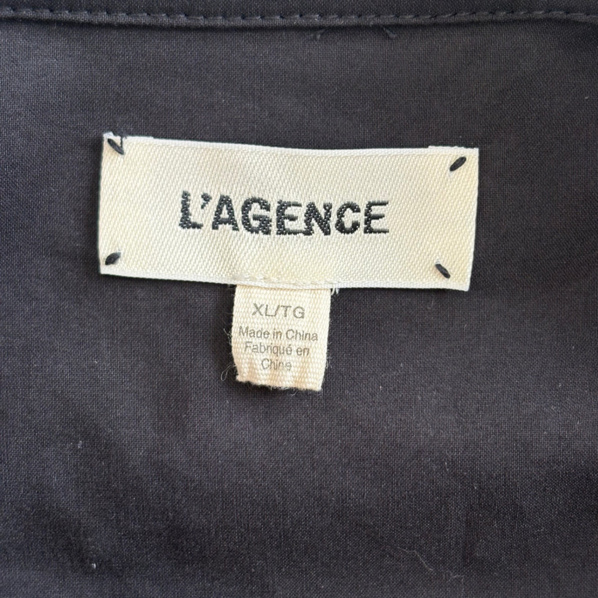 L'Agence Black Shirt RRP £370