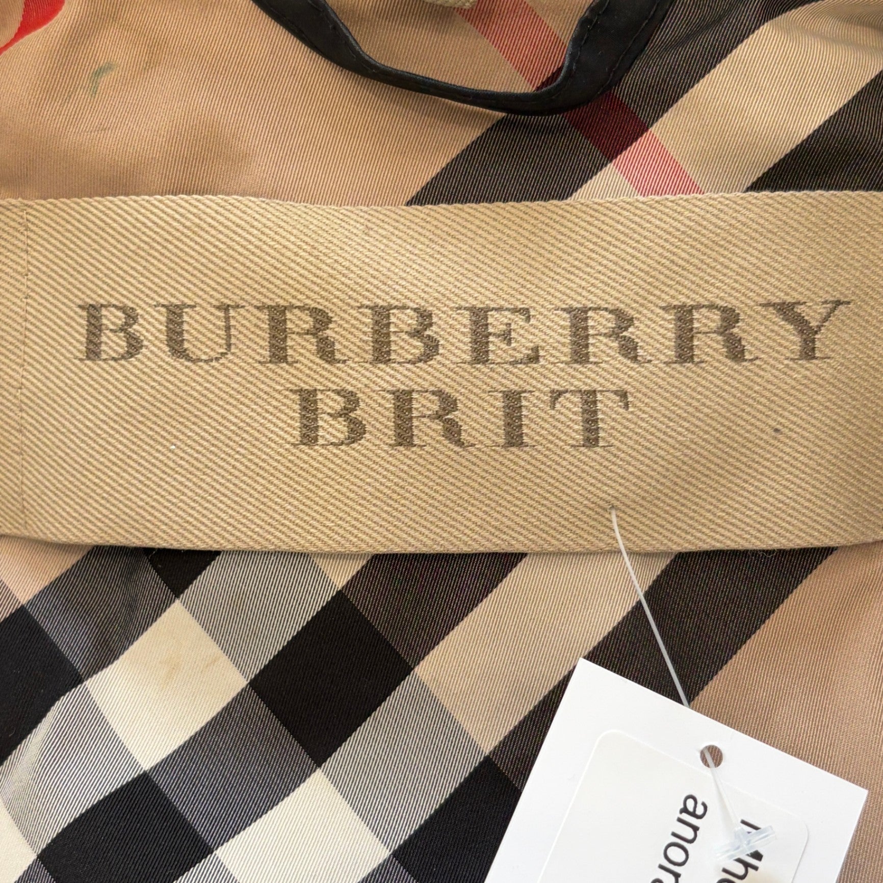 Burberry Brit Hooded Black Anorak (RRP £750) | Authentic Preloved
