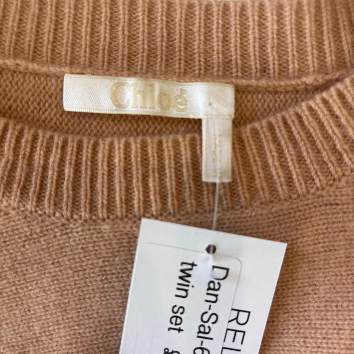 Chloe Knitted Jumper Twin Set (RRP £1375) | Authentic Preloved - Reloved Again