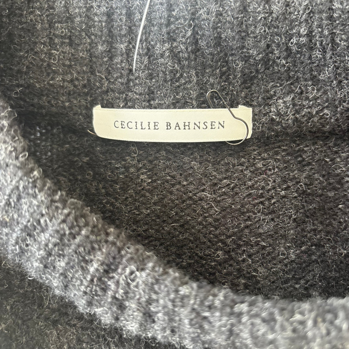 Cecilie Bahlsen Flower Tinsel Applique Black Jumper (RRP £750) | FINAL SALE Authentic Preloved - Reloved Again