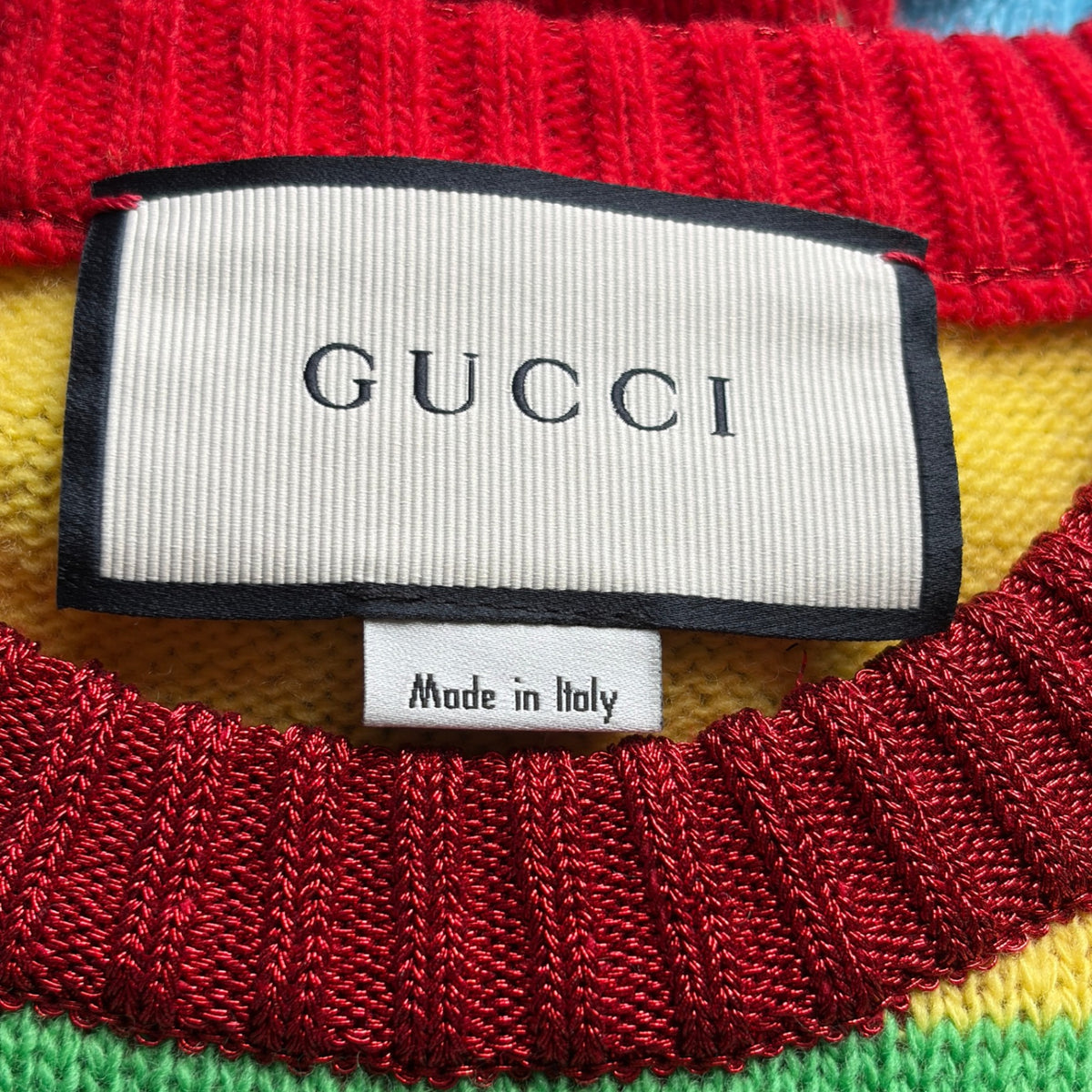 Gucci Striped Multi Sequin Tiger Loved Knit RRP £800