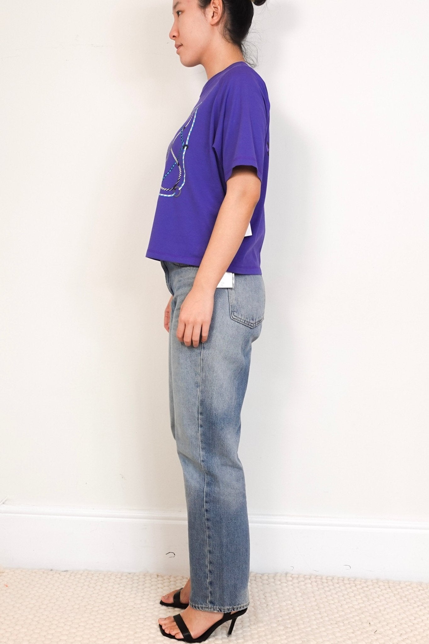 NEW Hermès Paris Purple Figure Artistique T-Shirt RRP £500 | Authentic Preloved - Reloved Again