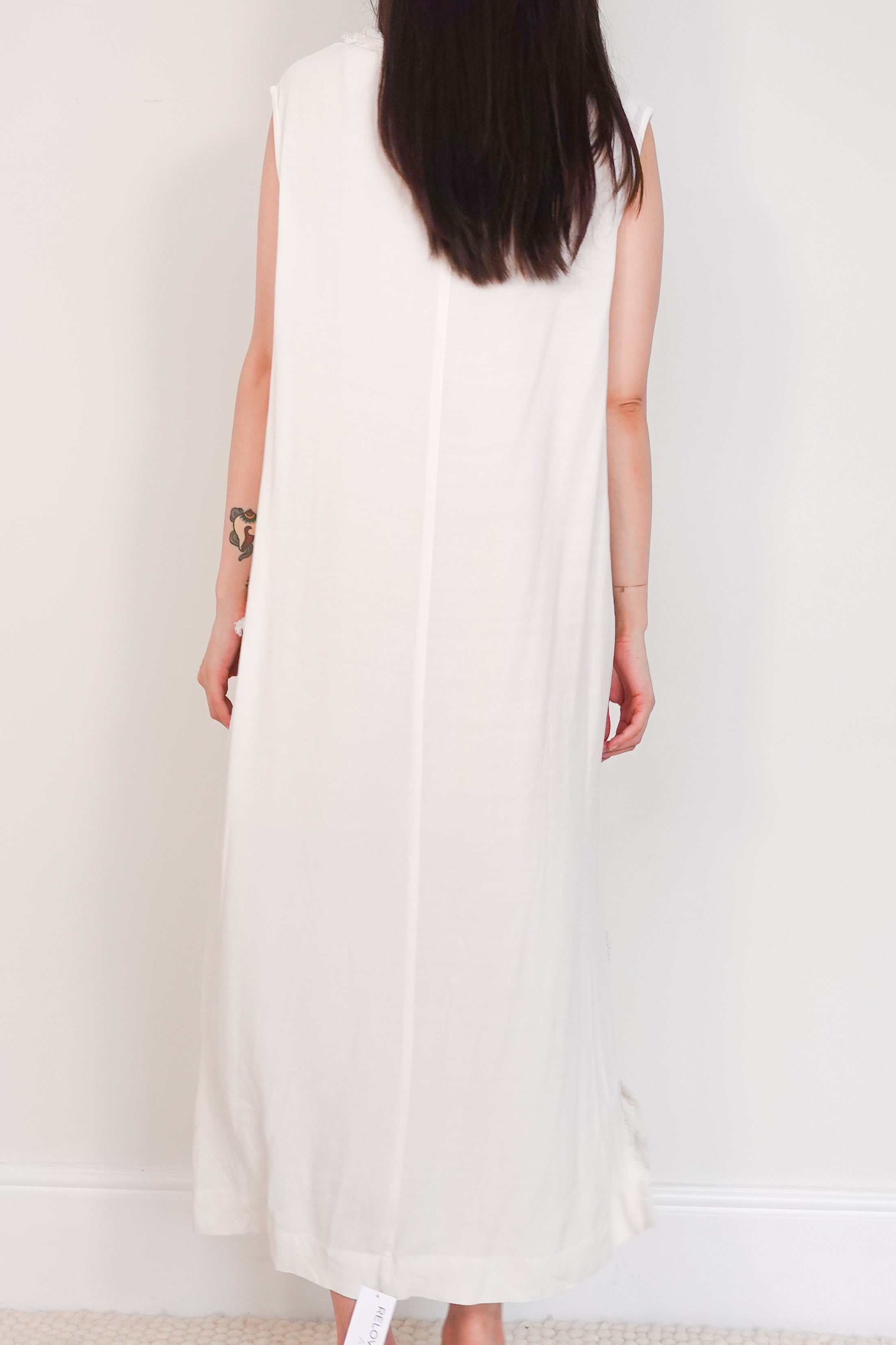 Maxi cream dress RRP £400