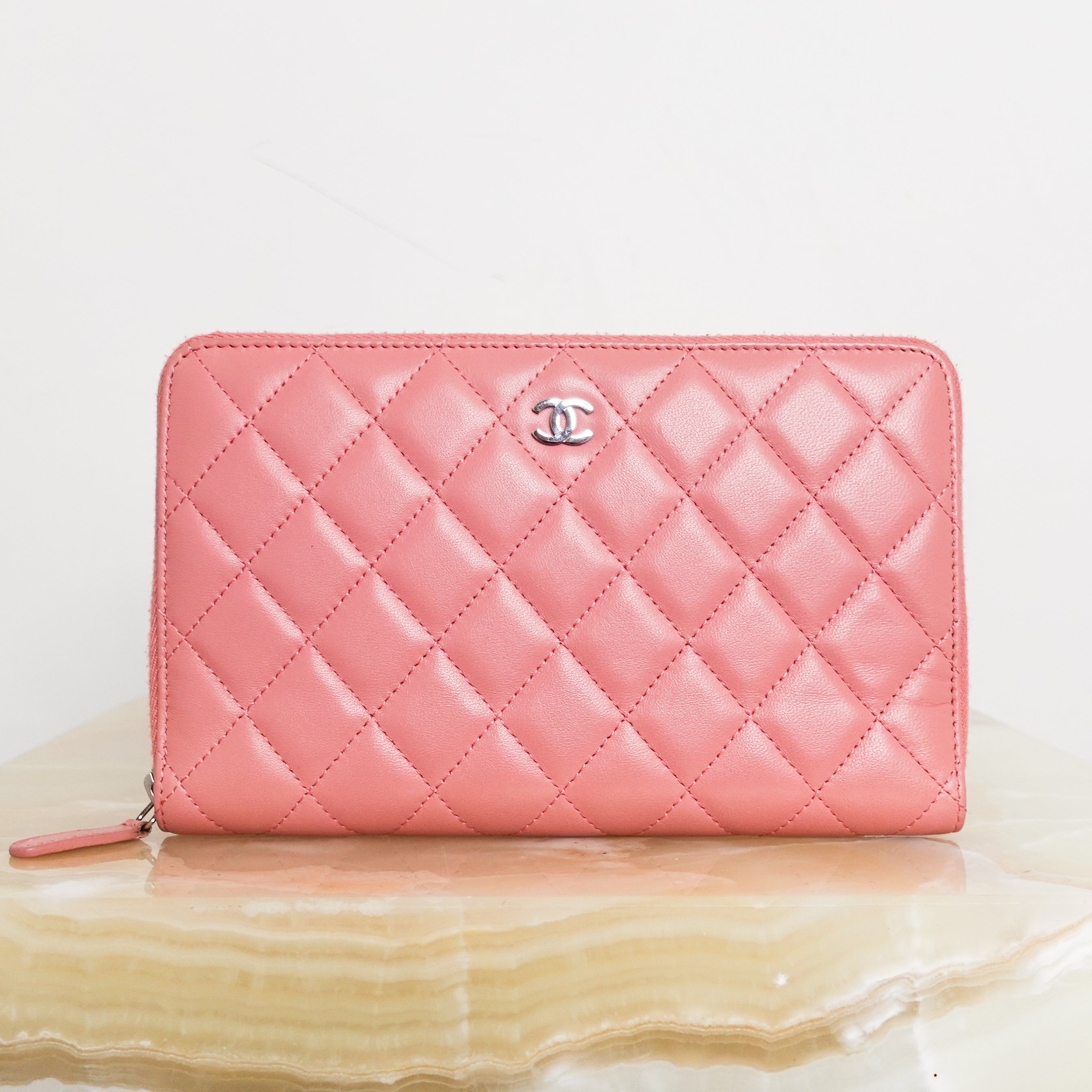 Pink zip around wallet RRP £1200