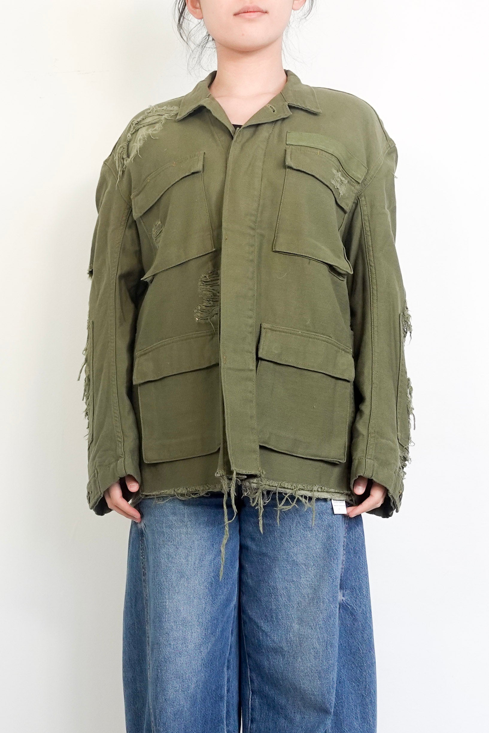 Olive came cargo jacket new RRP £500