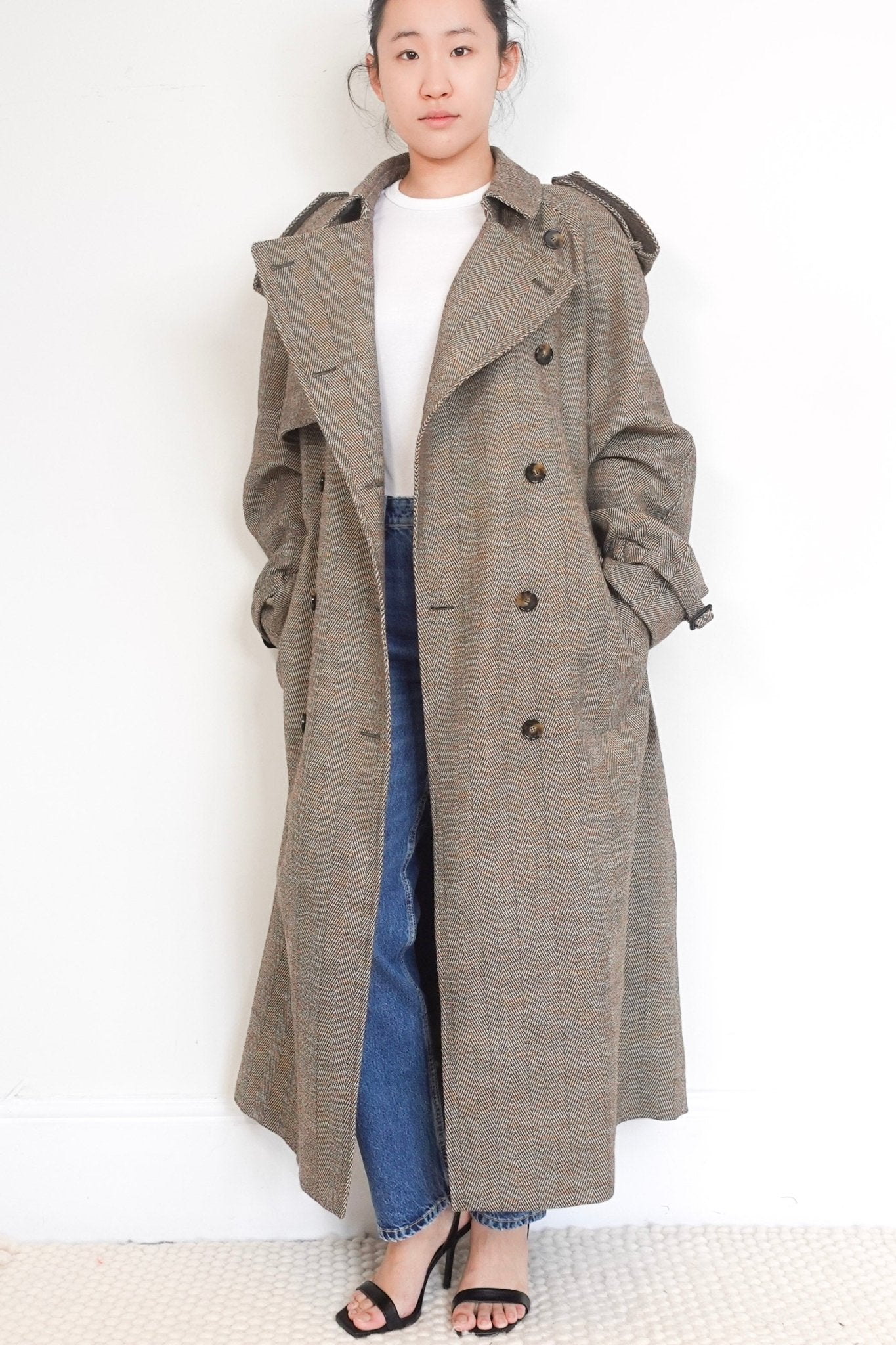 NEW Stella McCartney Brown Trench Coat RRP £2000 | Authentic Preloved - Reloved Again