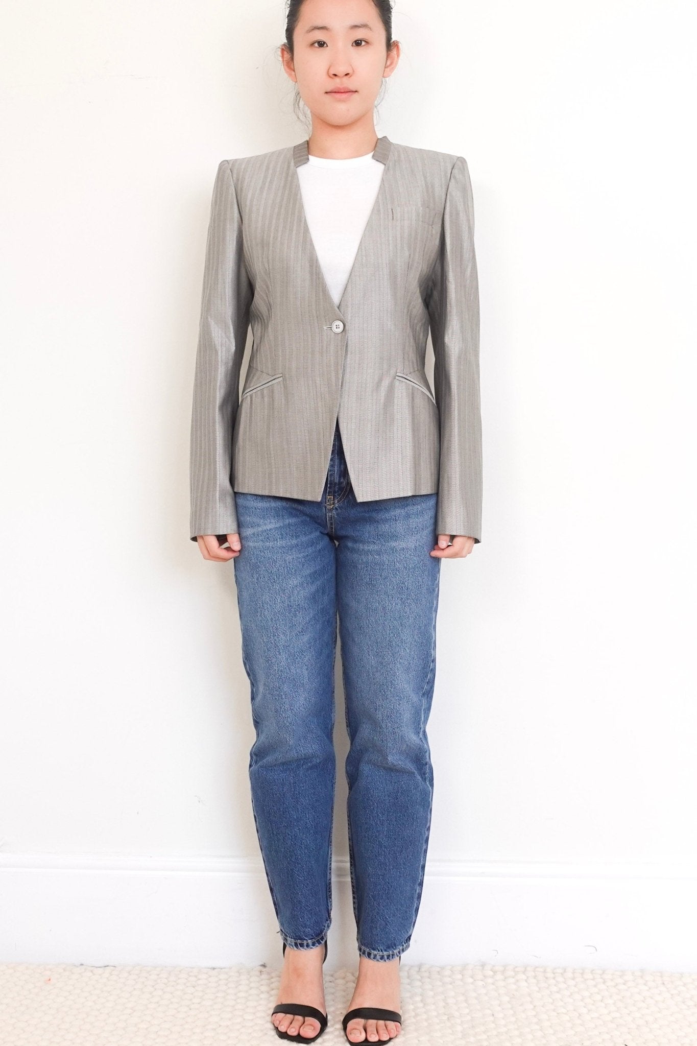 Alexander McQueen Herringbone Suit skirt and trousers Set | Authentic Preloved - Reloved Again