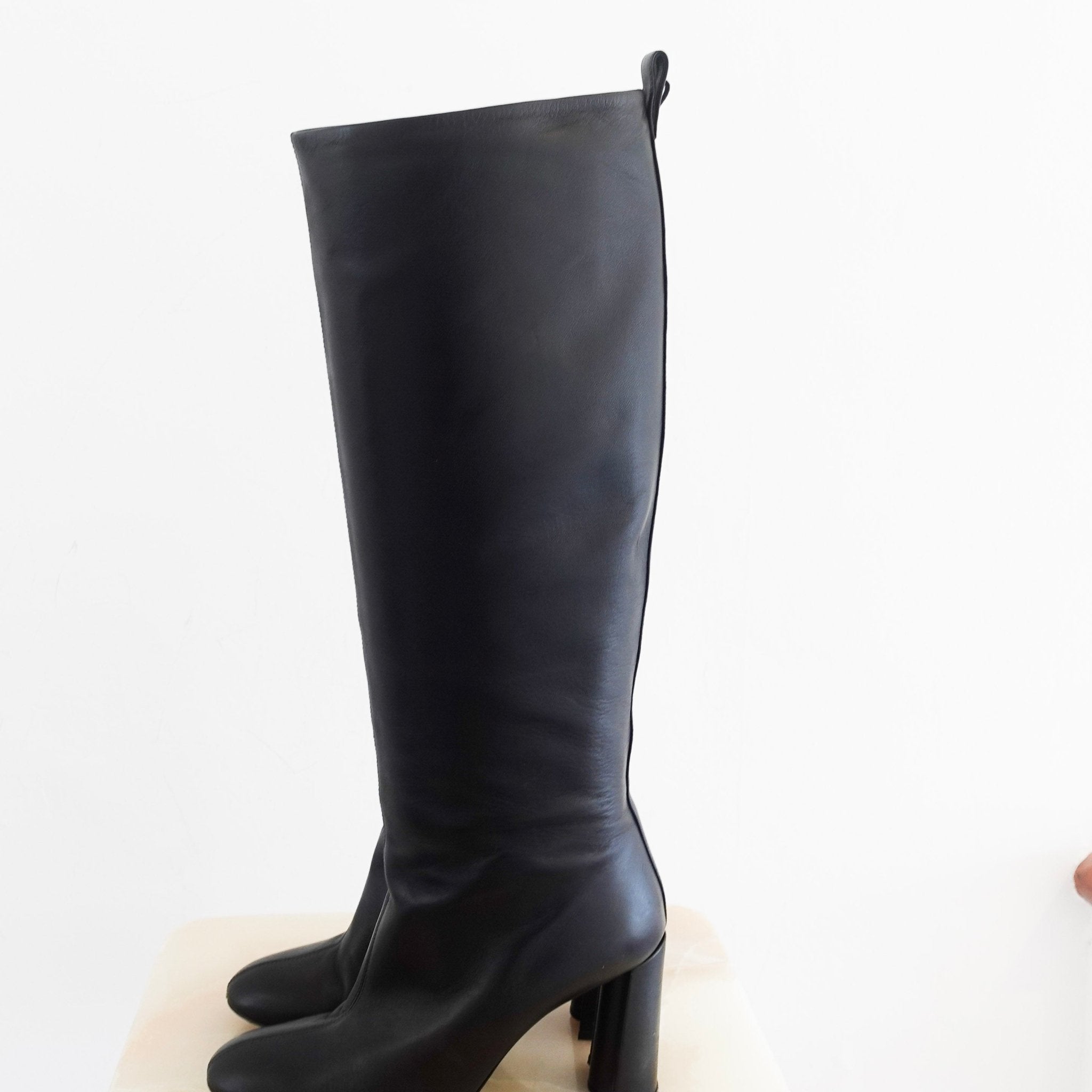 CO Los Angeles black Knee High boots | Authentic Preloved RRP £1200 - Reloved Again