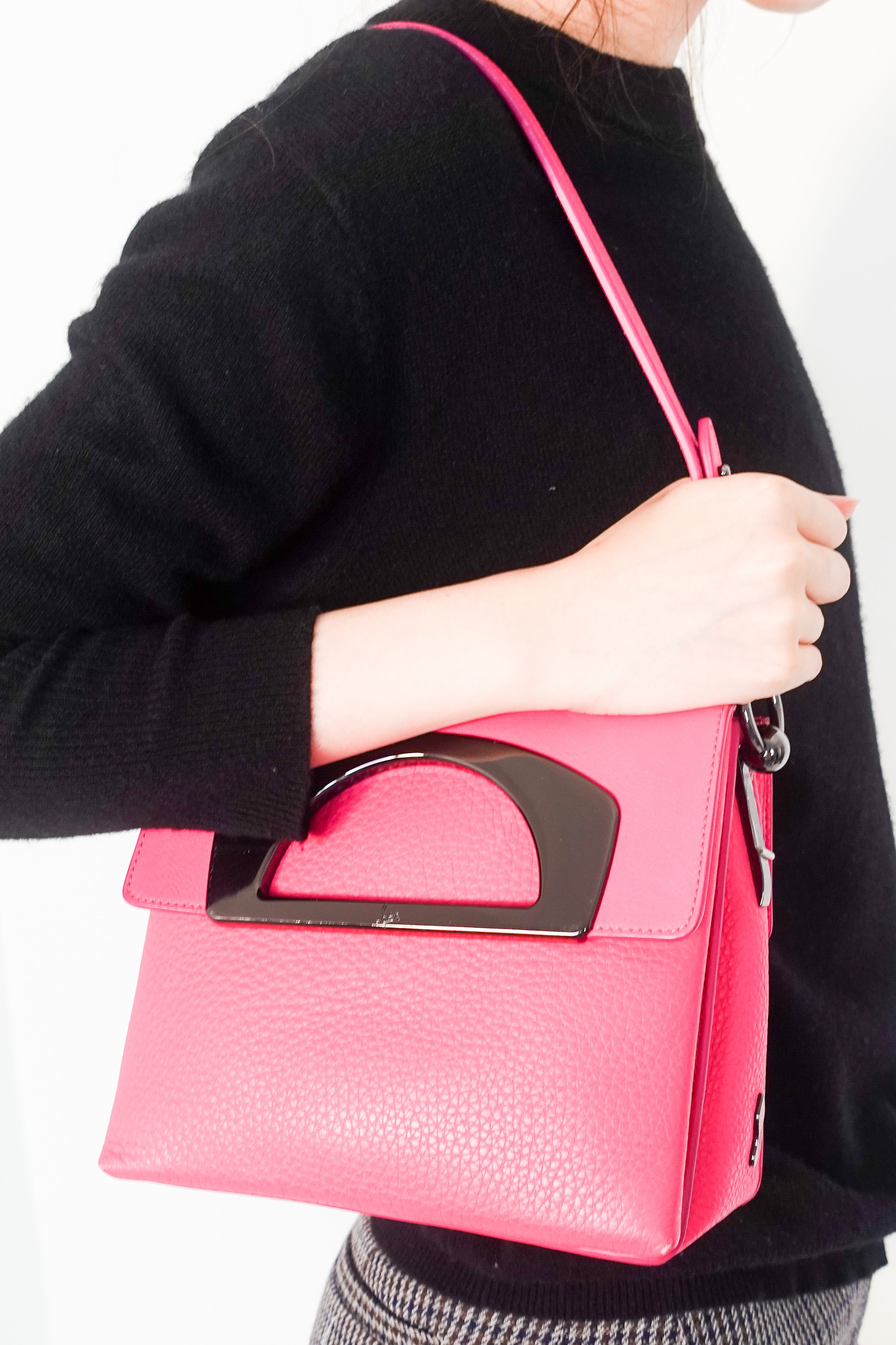 Passage pink leather bag RRP £650