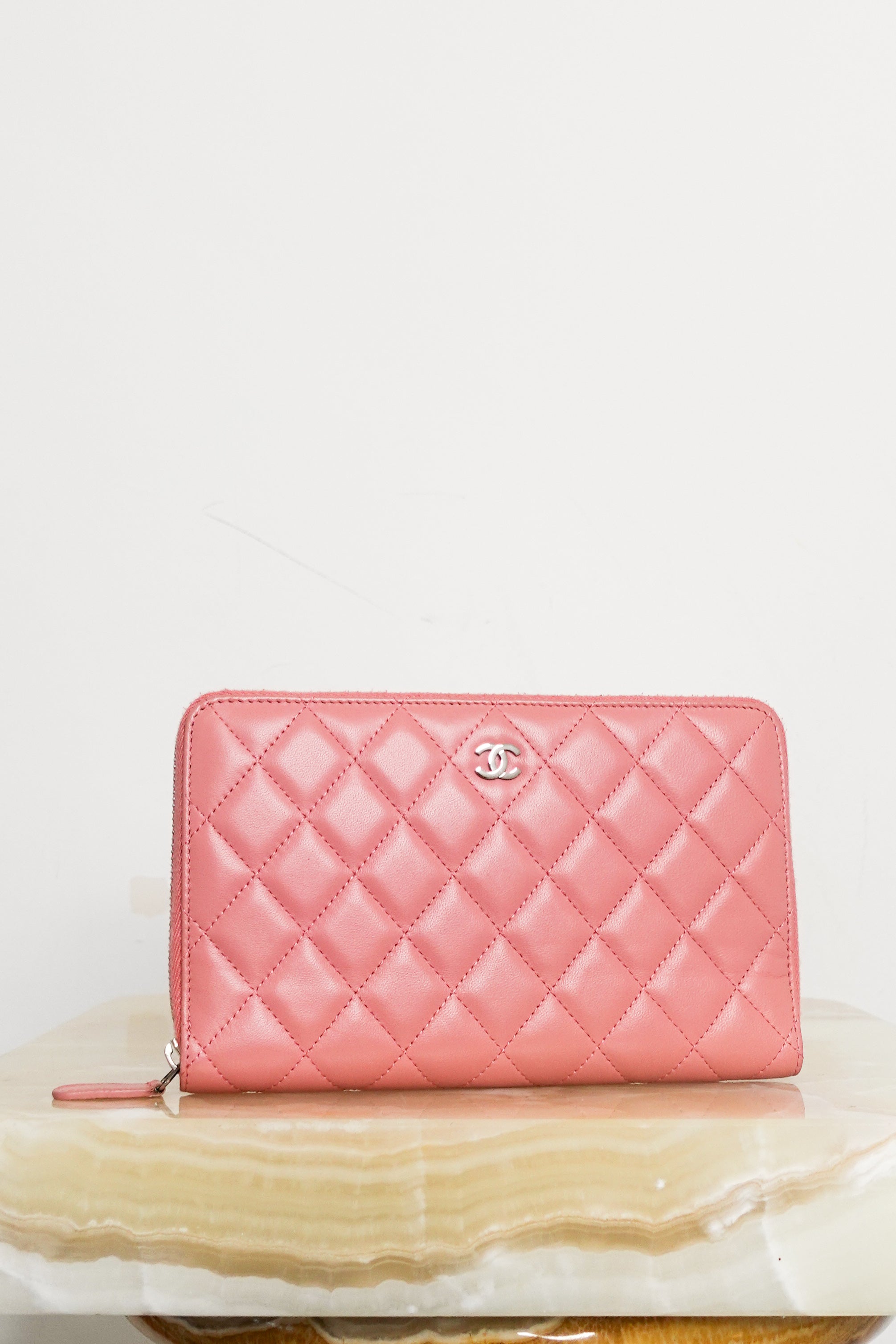 Pink zip around wallet RRP £1200