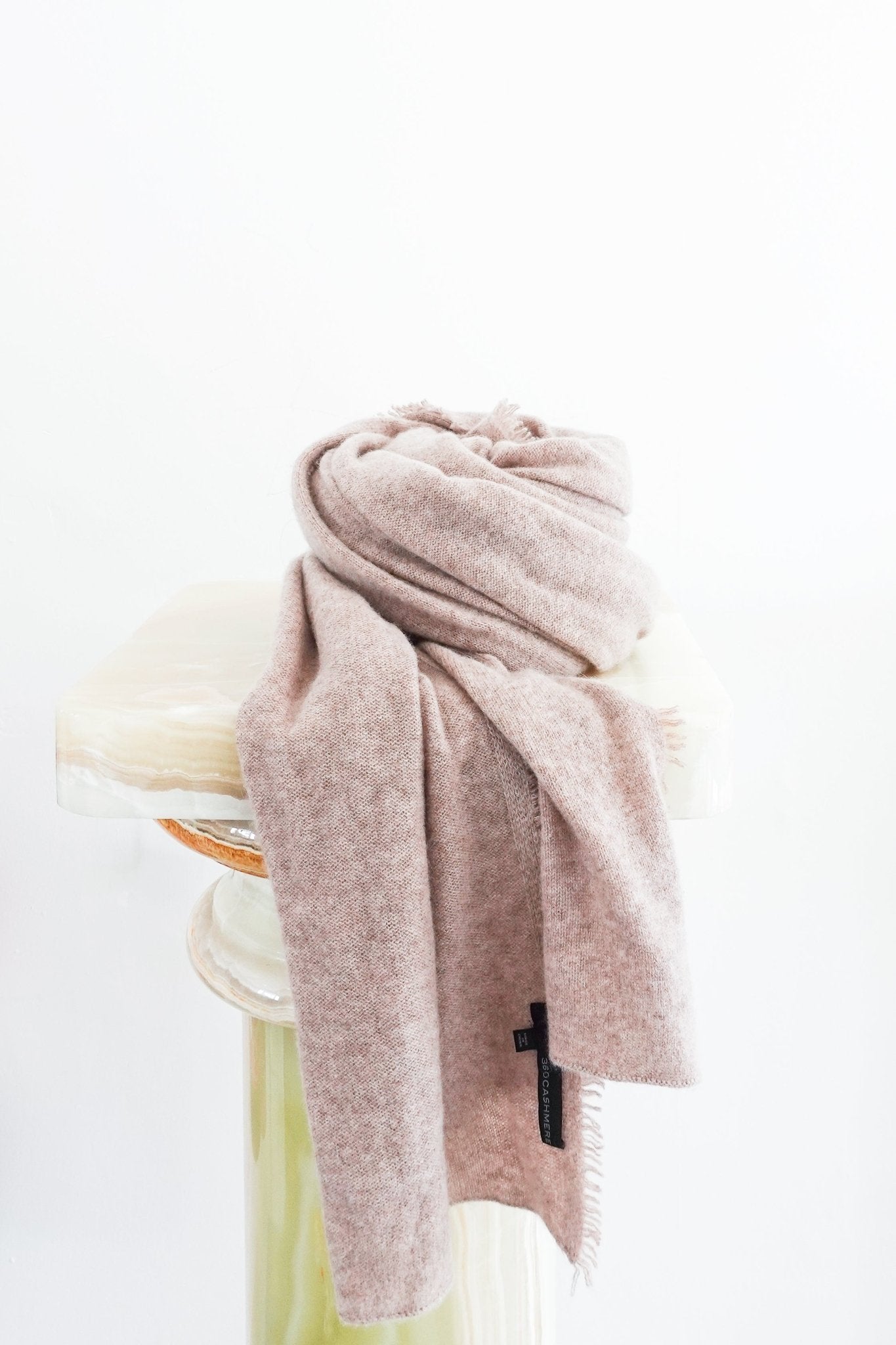 360Cashmere Beige Soft Cashmere Wrap RRP £250 | Authentic Preloved - Reloved Again