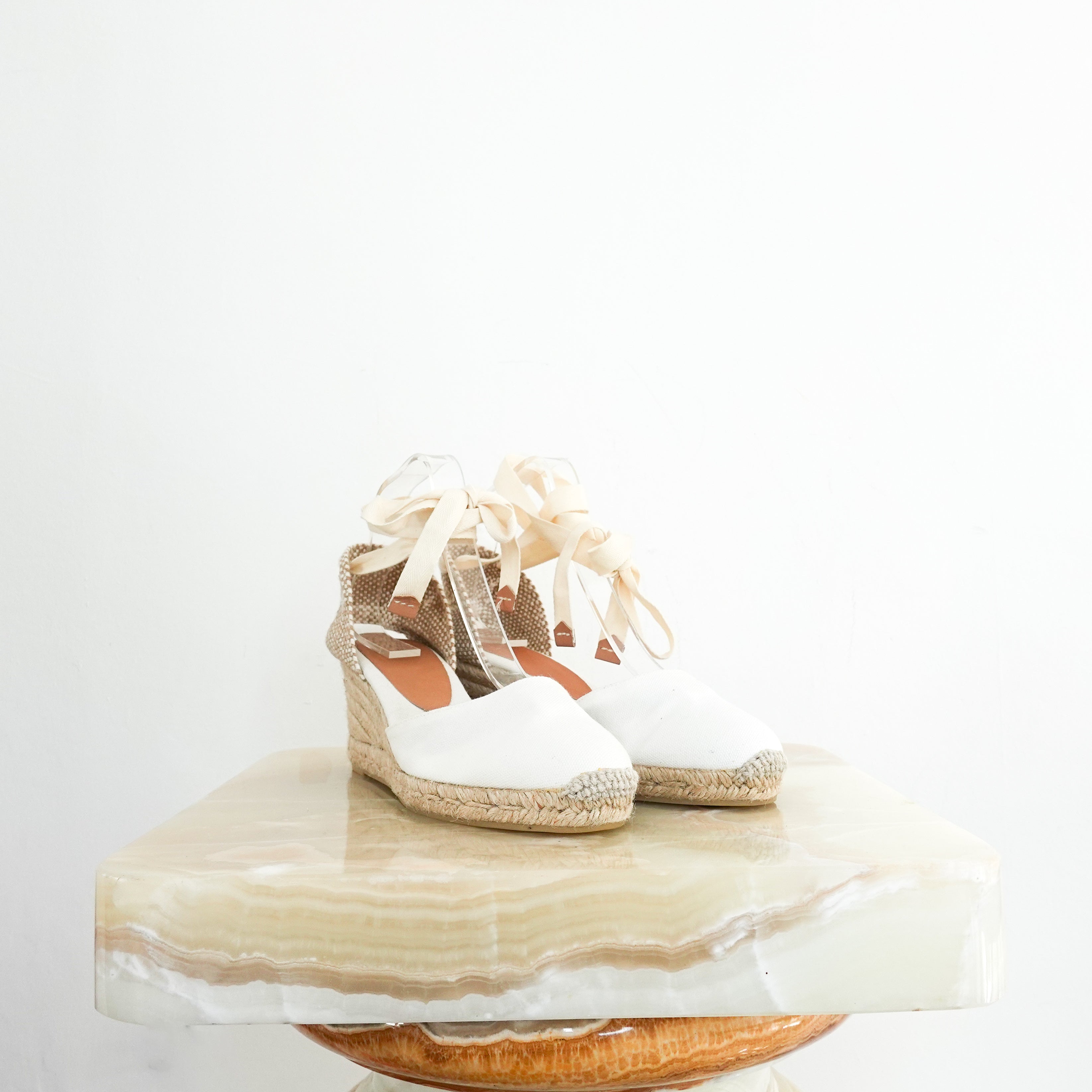 White Carina espadrilles