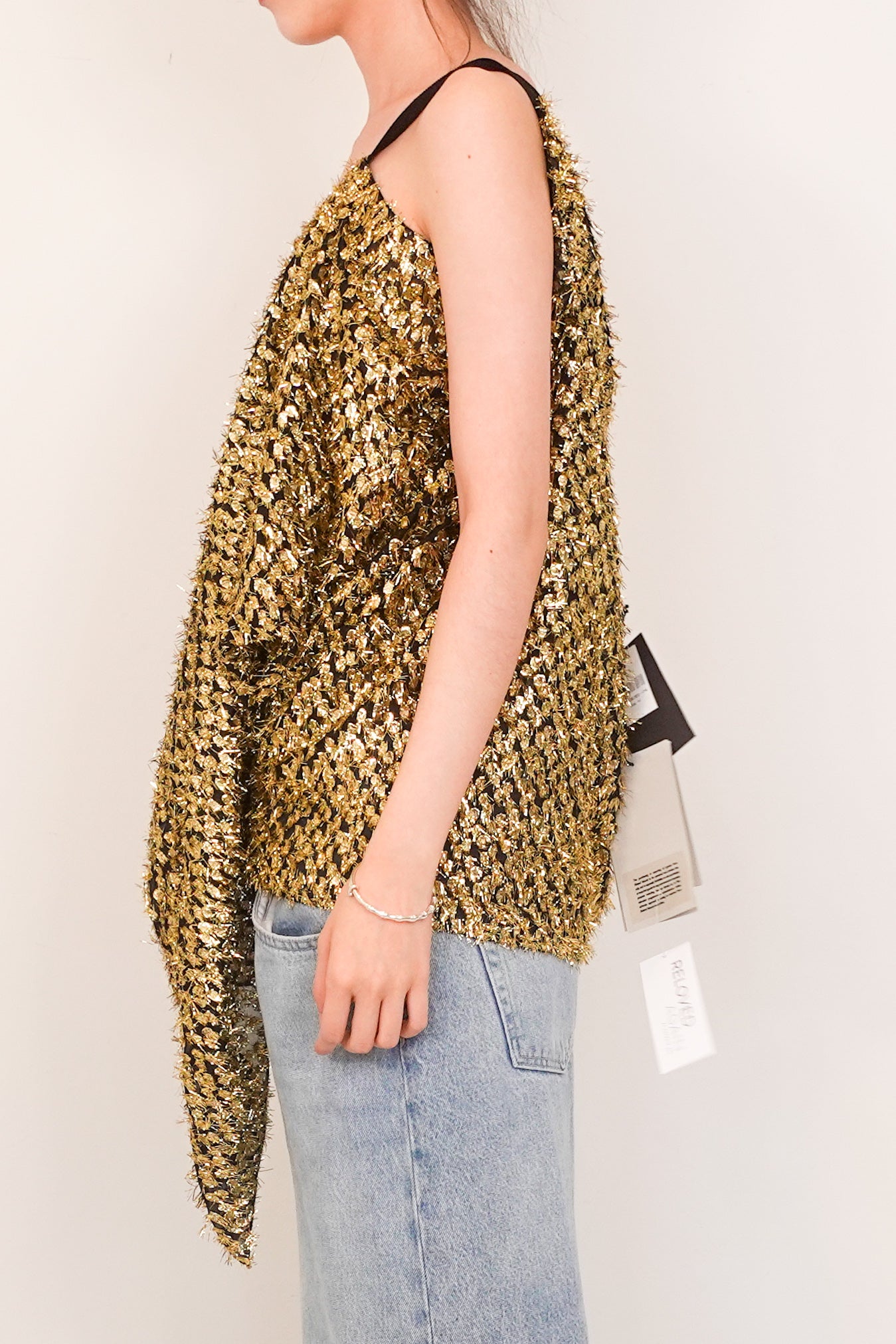 New gold blouse RRP £300