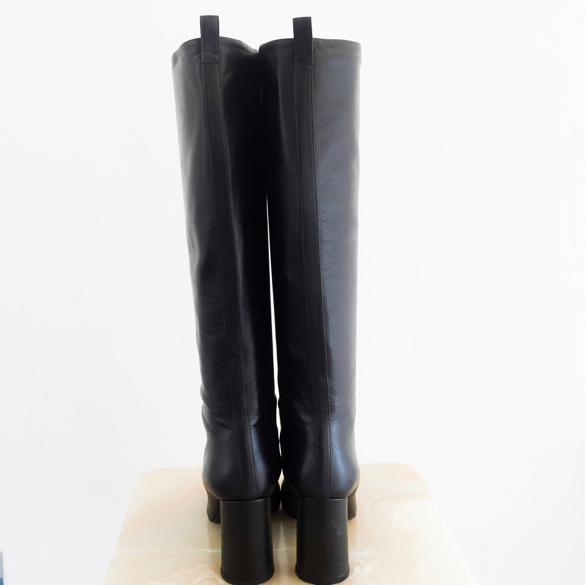CO Los Angeles black Knee High boots | Authentic Preloved RRP £1200 - Reloved Again