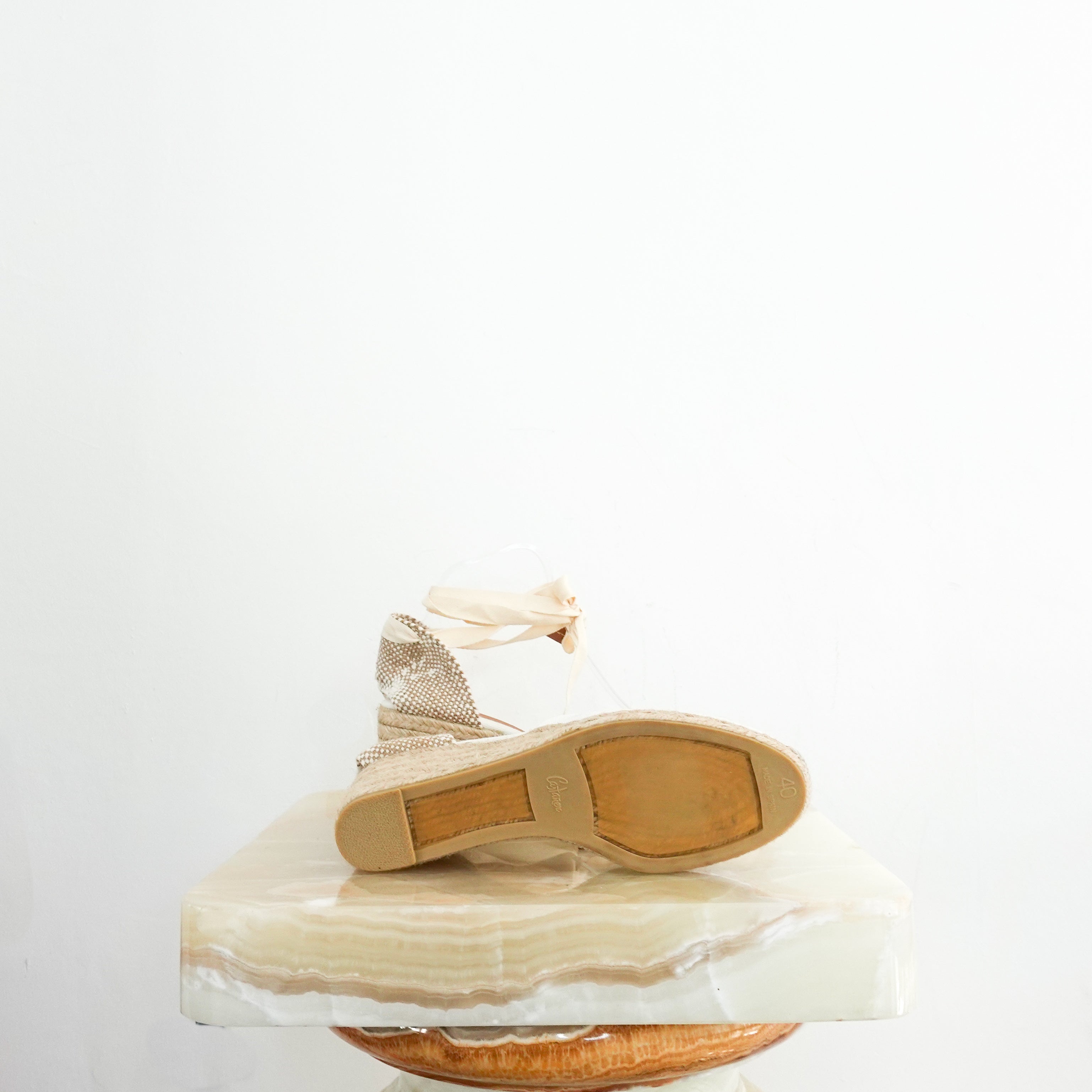 White Carina espadrilles