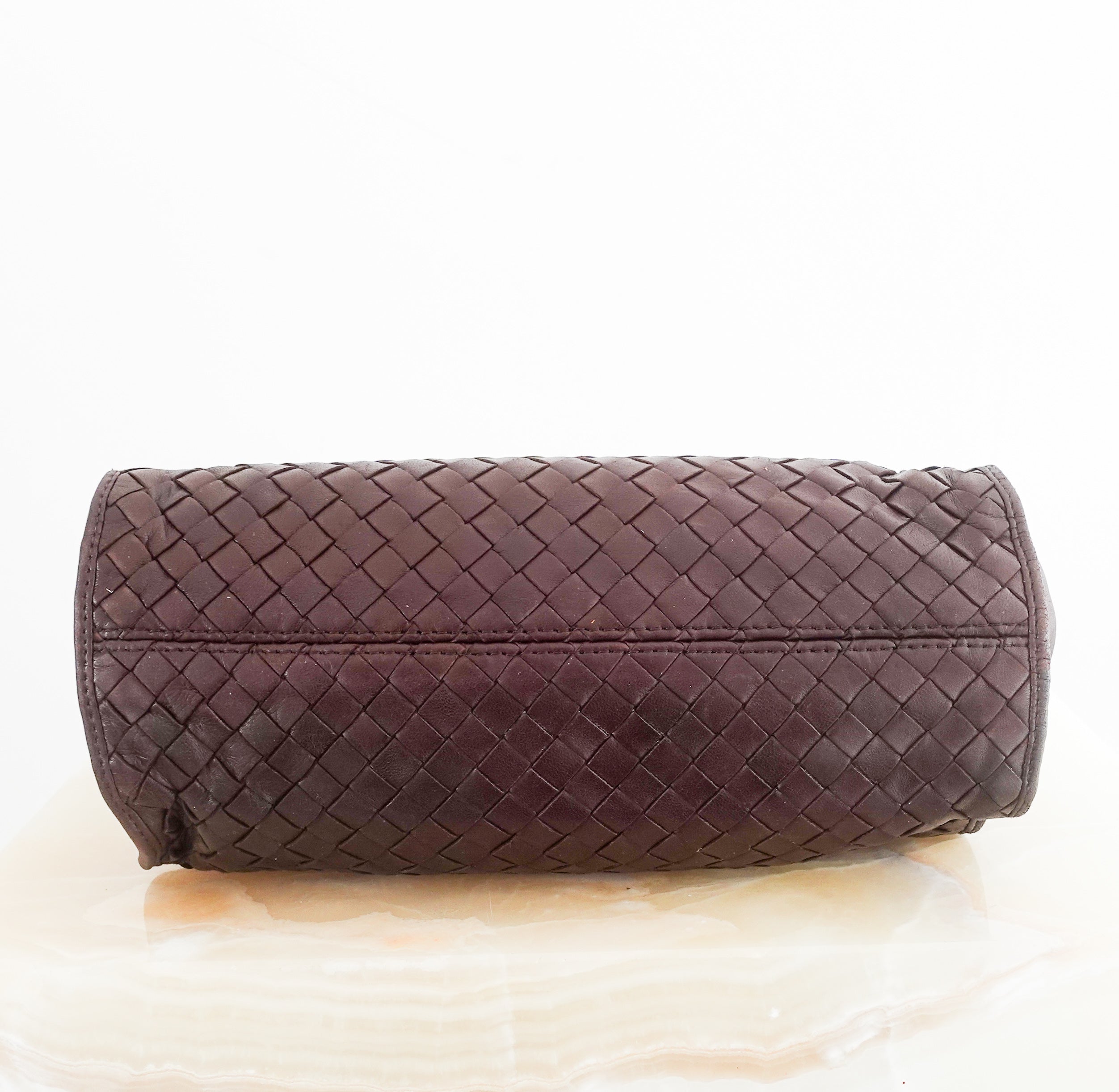 Woven leather pouch bag RRP £1.1k