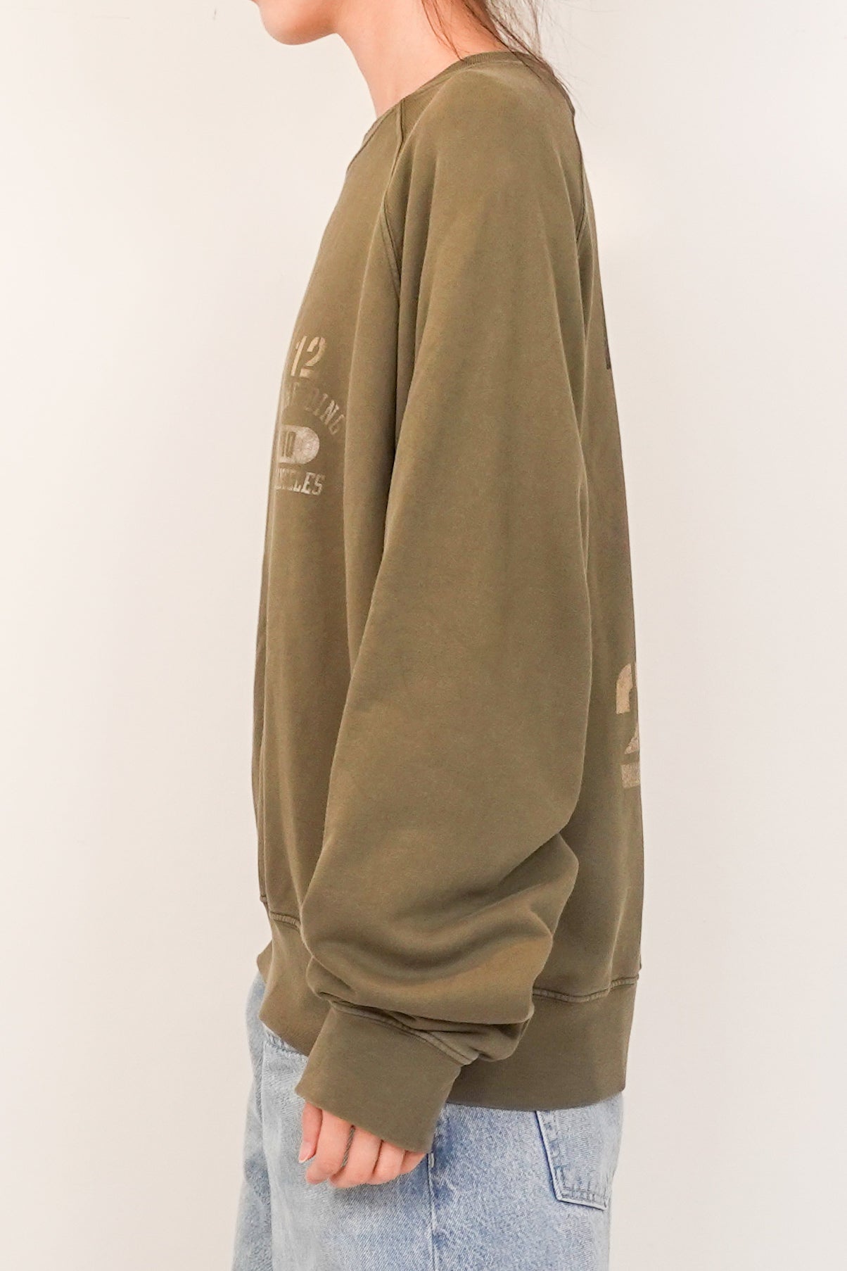 LA logo green sweatshirt RRP £200