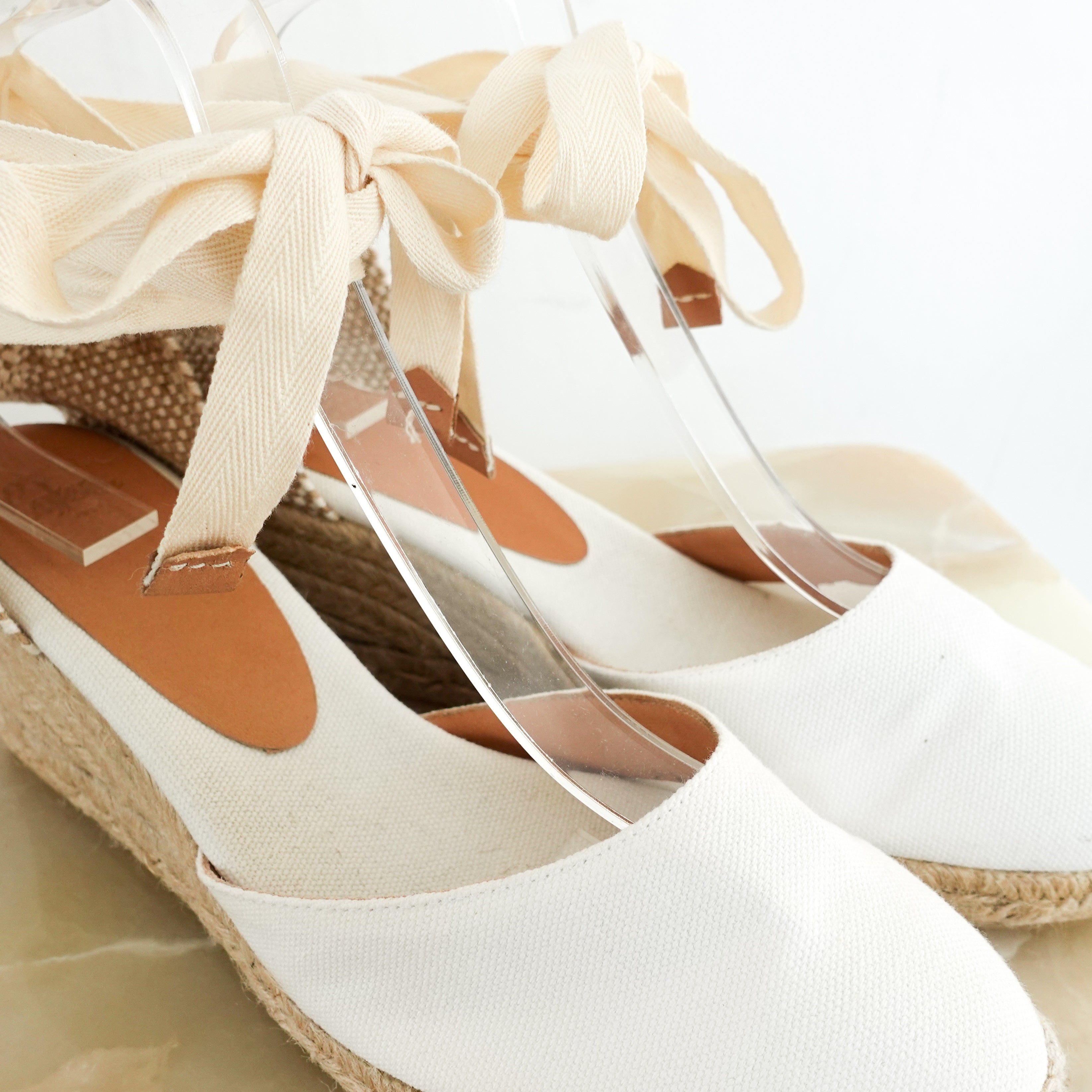 White Carina espadrilles