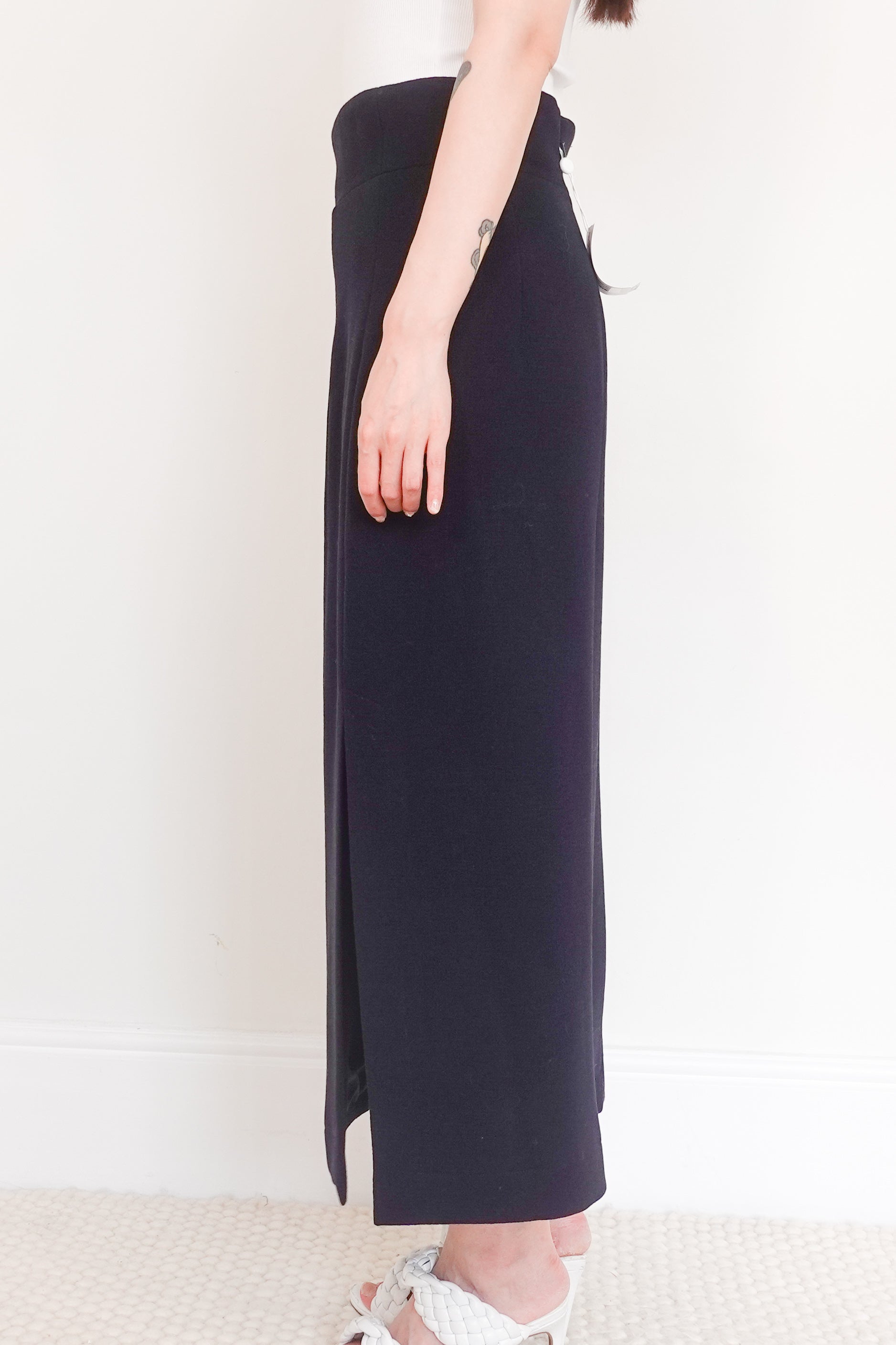 Crepe wool skirt RRP £325