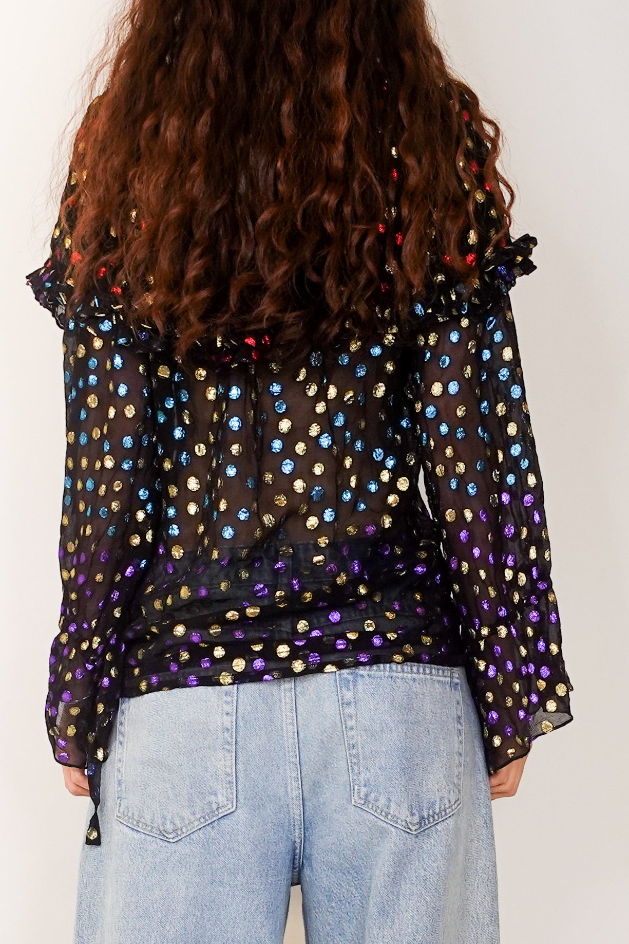 Silk Polka Dot Blouse RRP £380